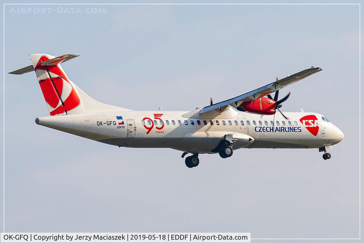 OK-GFQ, 2001 ATR 72-212A C/N 674, ATR 72-212A,