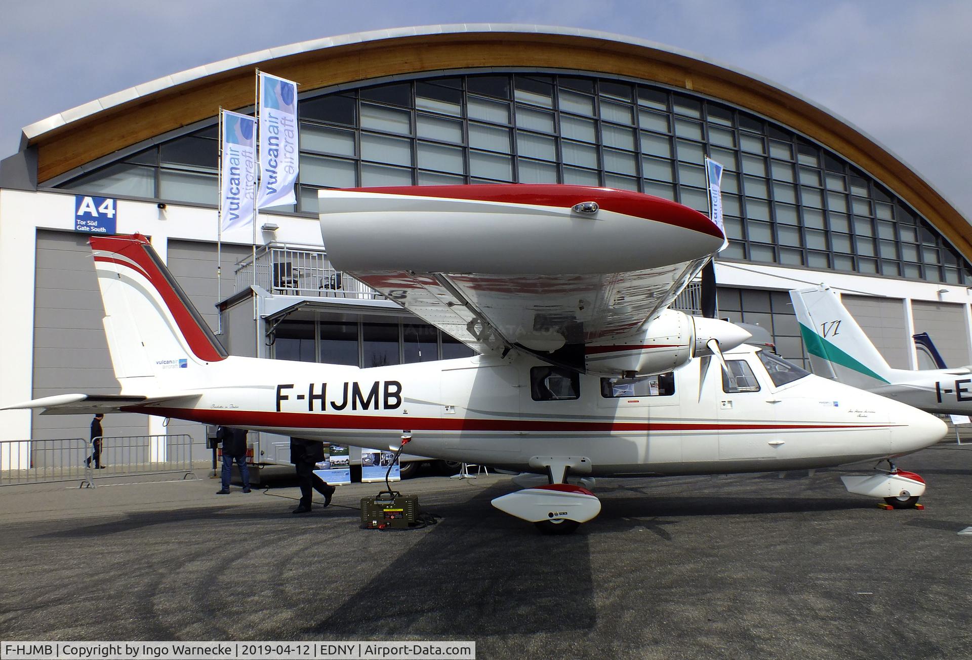 F-HJMB, Vulcanair P-68TC Observer C/N 509-53/TC, Vulcanair P.68TC at the AERO 2019, Friedrichshafen