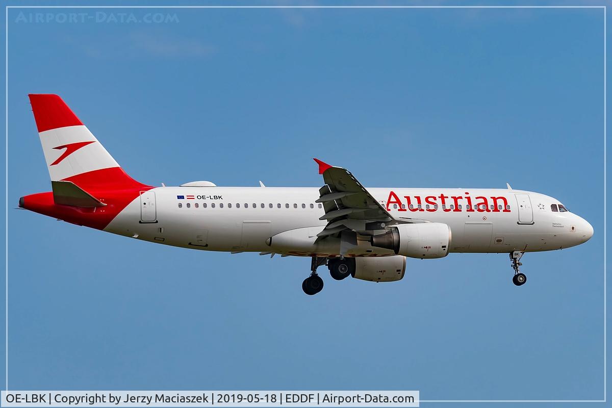 OE-LBK, 2003 Airbus A320-214 C/N 1931, Airbus A320-214,