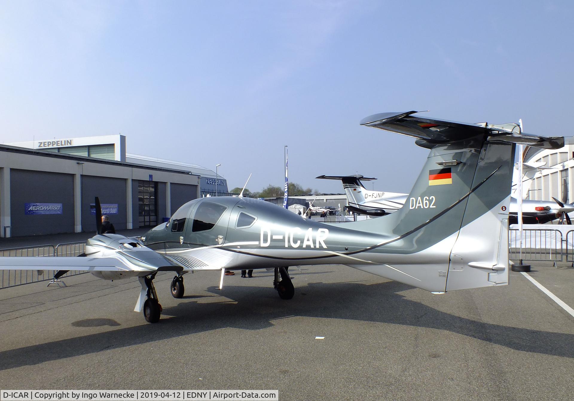D-ICAR, 2016 Diamond DA-62 C/N 62.036, Diamond DA-62 at the AERO 2019, Friedrichshafen