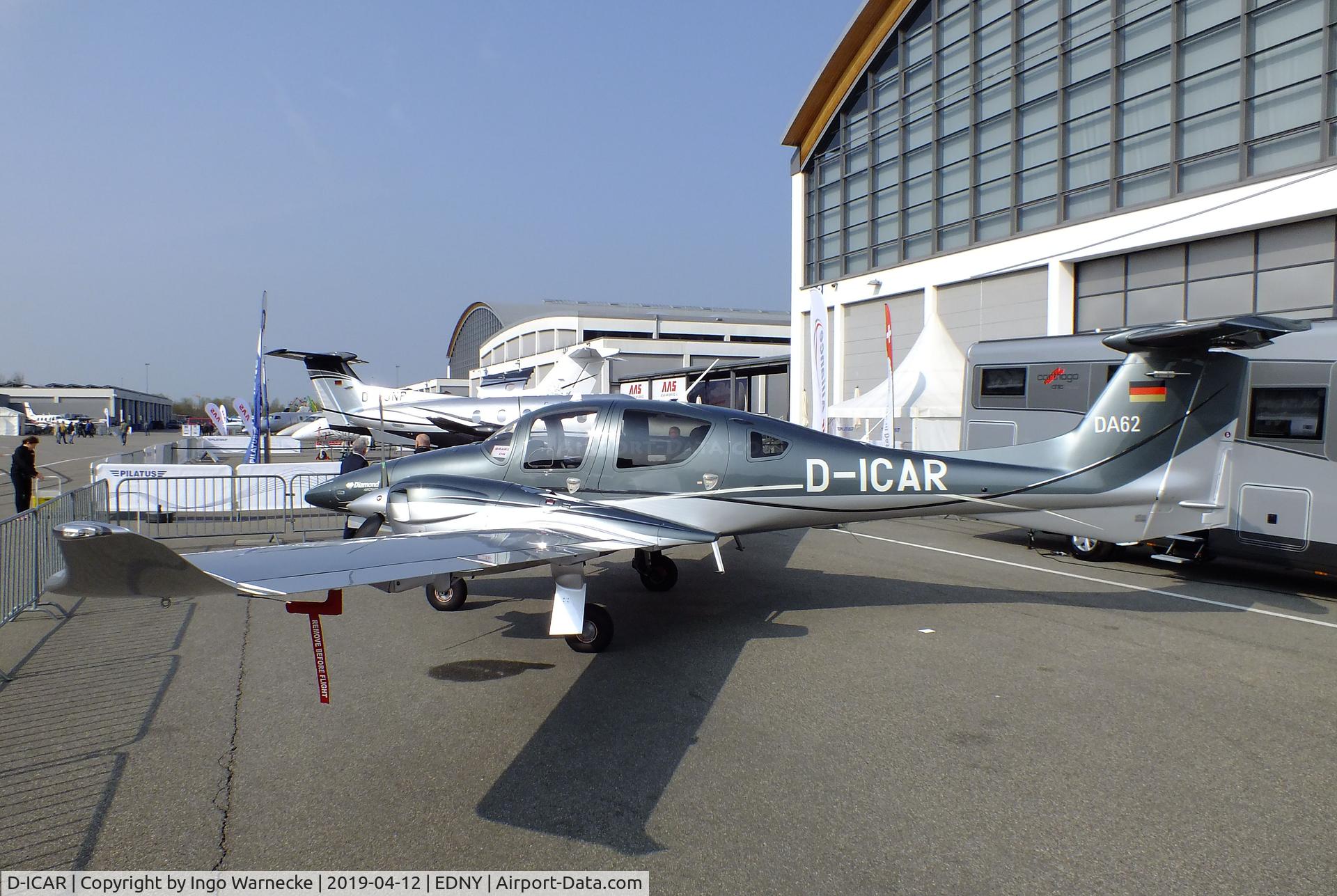 D-ICAR, 2016 Diamond DA-62 C/N 62.036, Diamond DA-62 at the AERO 2019, Friedrichshafen