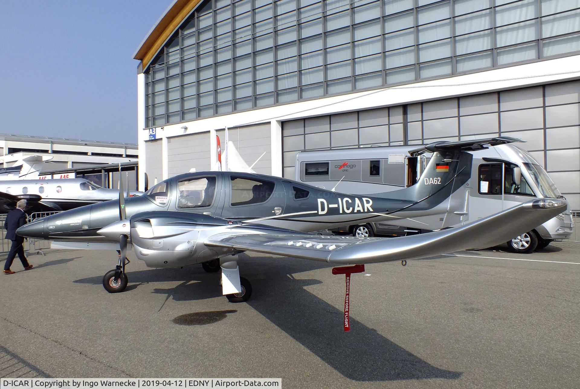 D-ICAR, 2016 Diamond DA-62 C/N 62.036, Diamond DA-62 at the AERO 2019, Friedrichshafen