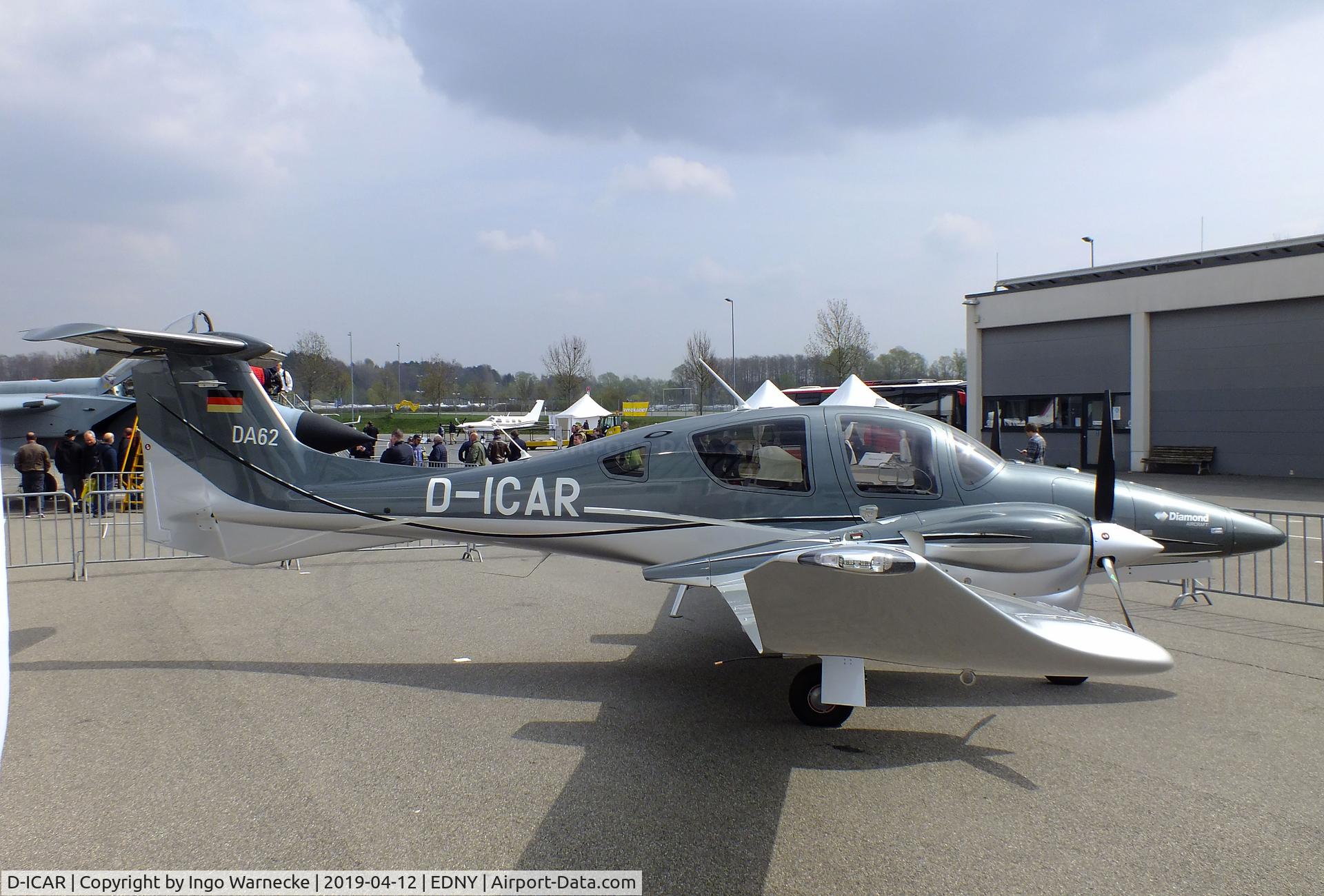 D-ICAR, 2016 Diamond DA-62 C/N 62.036, Diamond DA-62 at the AERO 2019, Friedrichshafen