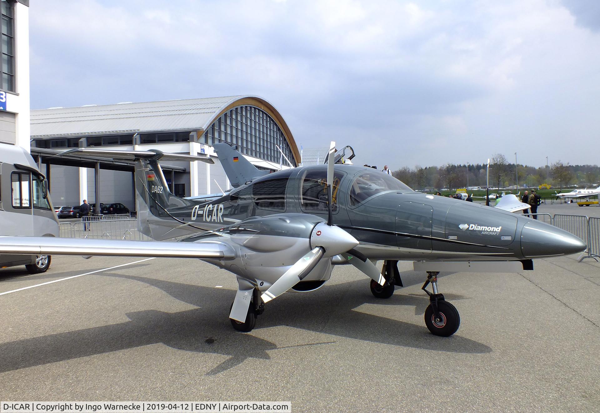 D-ICAR, 2016 Diamond DA-62 C/N 62.036, Diamond DA-62 at the AERO 2019, Friedrichshafen
