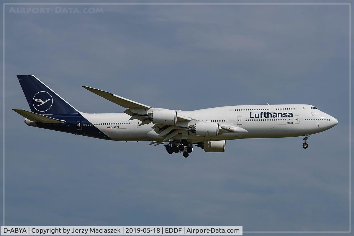 D-ABYA, 2012 Boeing 747-830 C/N 37827, Boeing 747-830