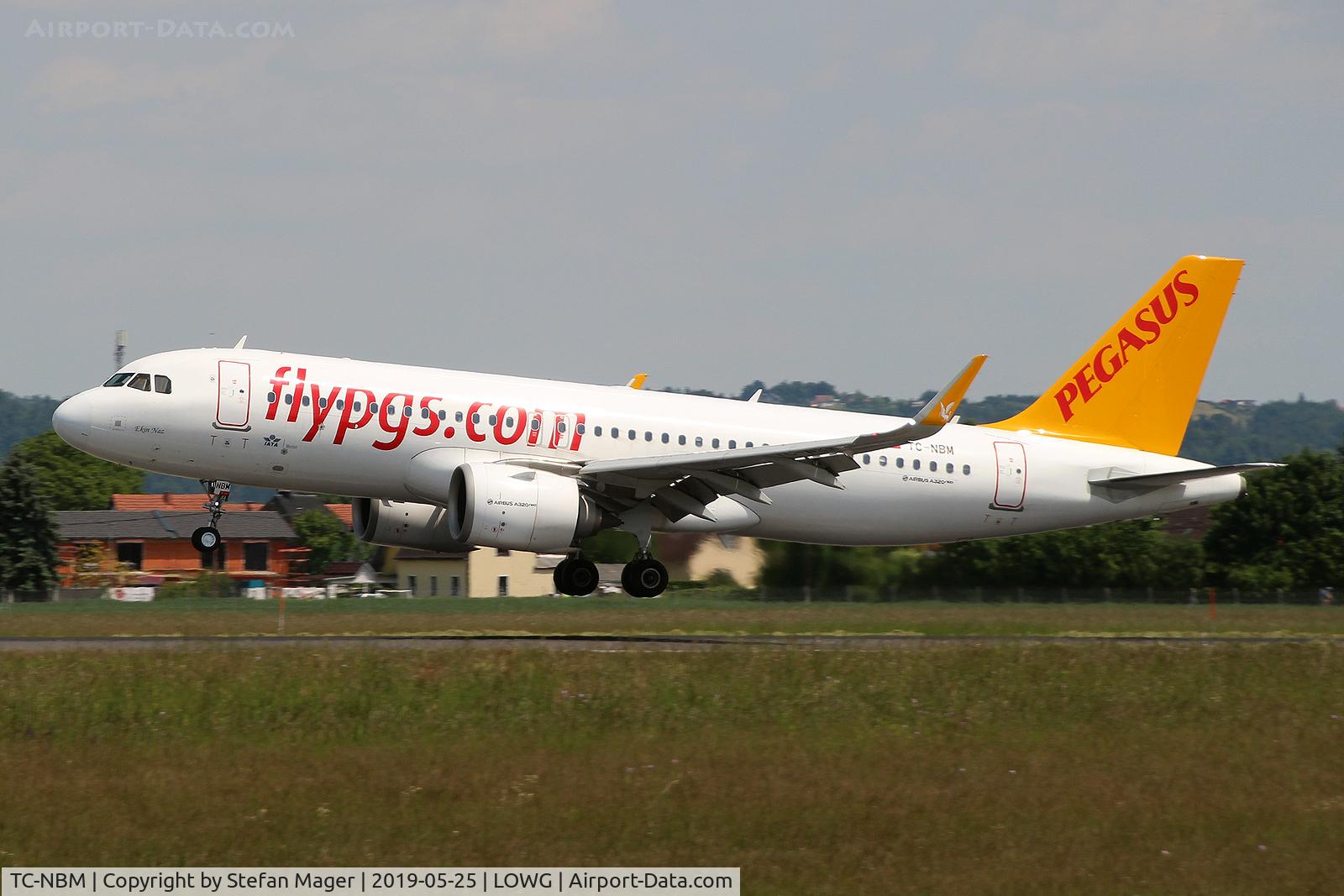 TC-NBM, 2017 Airbus A320-251N C/N 7990, Pegasus A320-200N @GRZ
(first A320Neo landing at Graz)