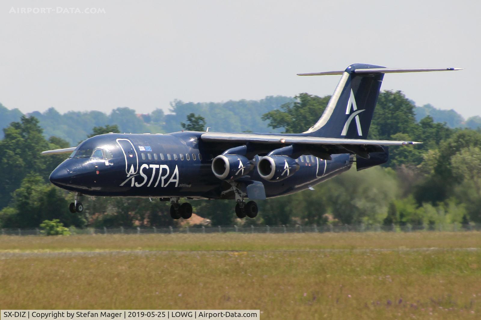 SX-DIZ, 1991 British Aerospace BAe.146-300 C/N E3206, Astra Airlines BAe 146-300 @GRZ