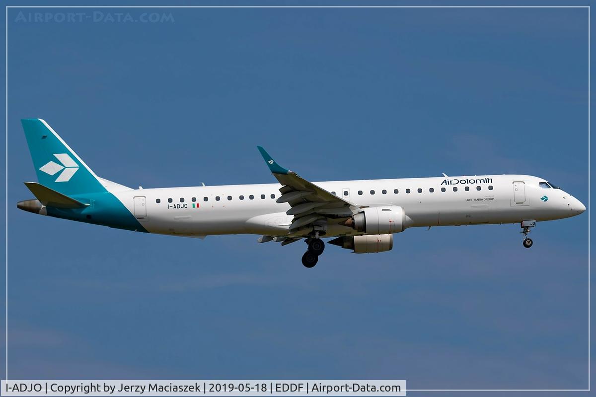 I-ADJO, 2009 Embraer 195LR (ERJ-190-200LR) C/N 19000280, Embraer 195LR (ERJ-190-200LR)