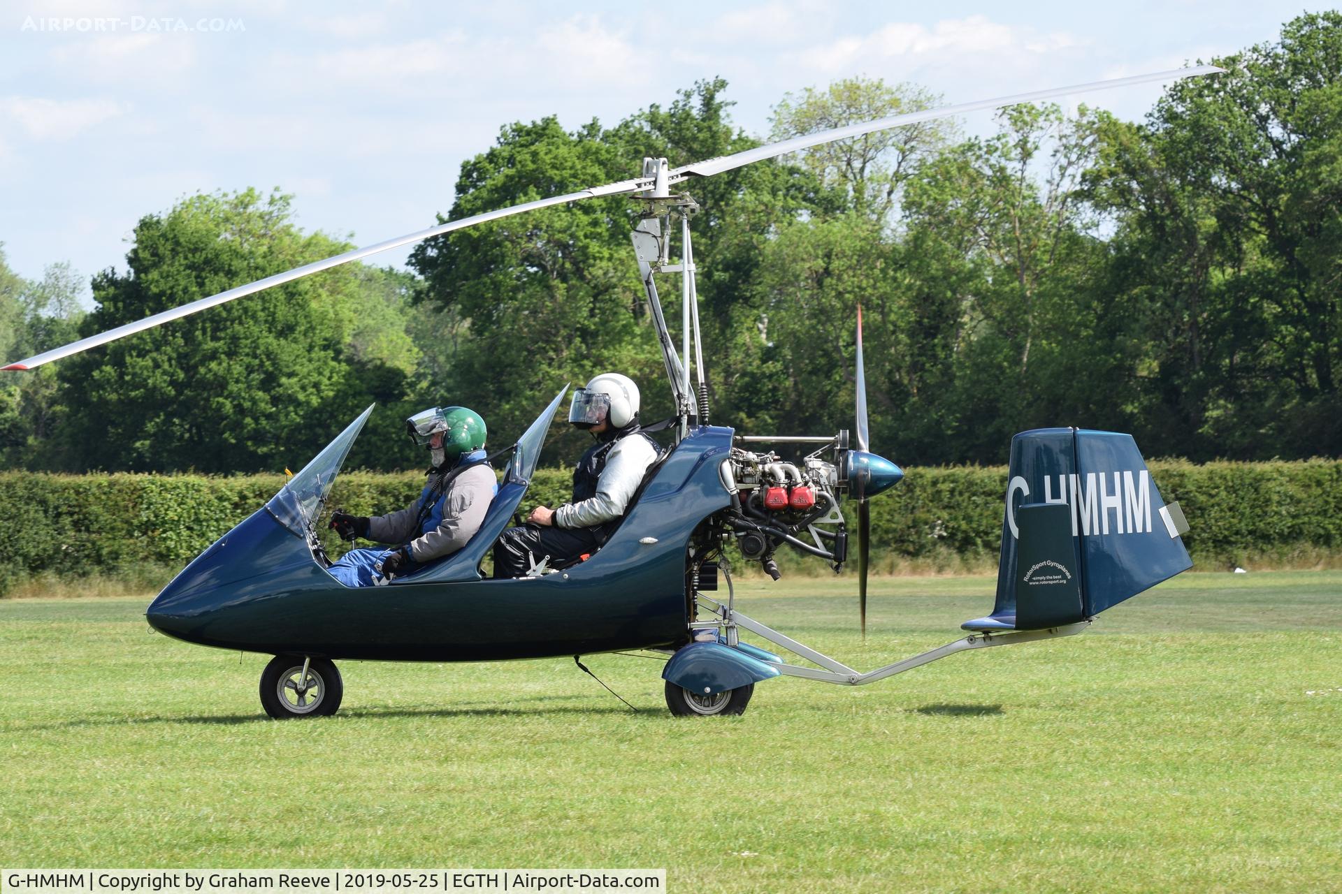 G-HMHM, 2009 Rotorsport Uk MTOsport C/N RSUK/MTOS/004, Just landed at Old Warden.
