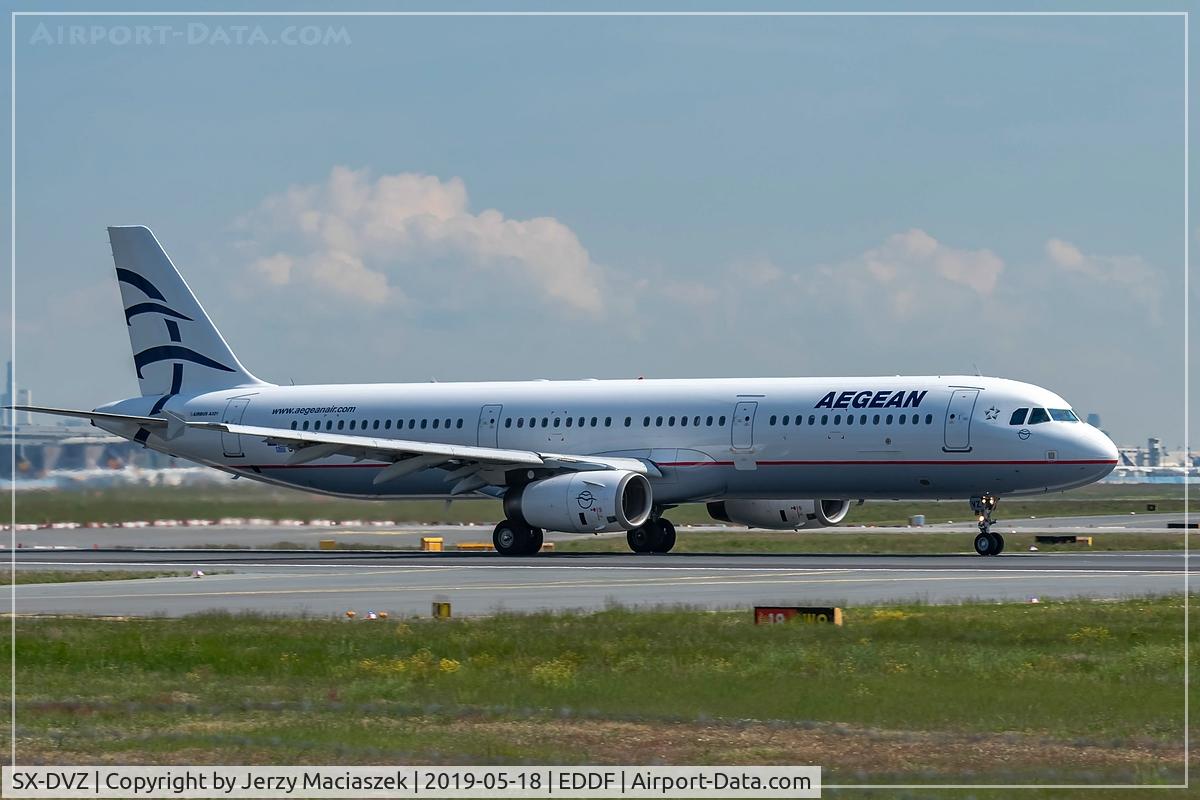 SX-DVZ, 2009 Airbus A321-231 C/N 3820, Airbus A321-231