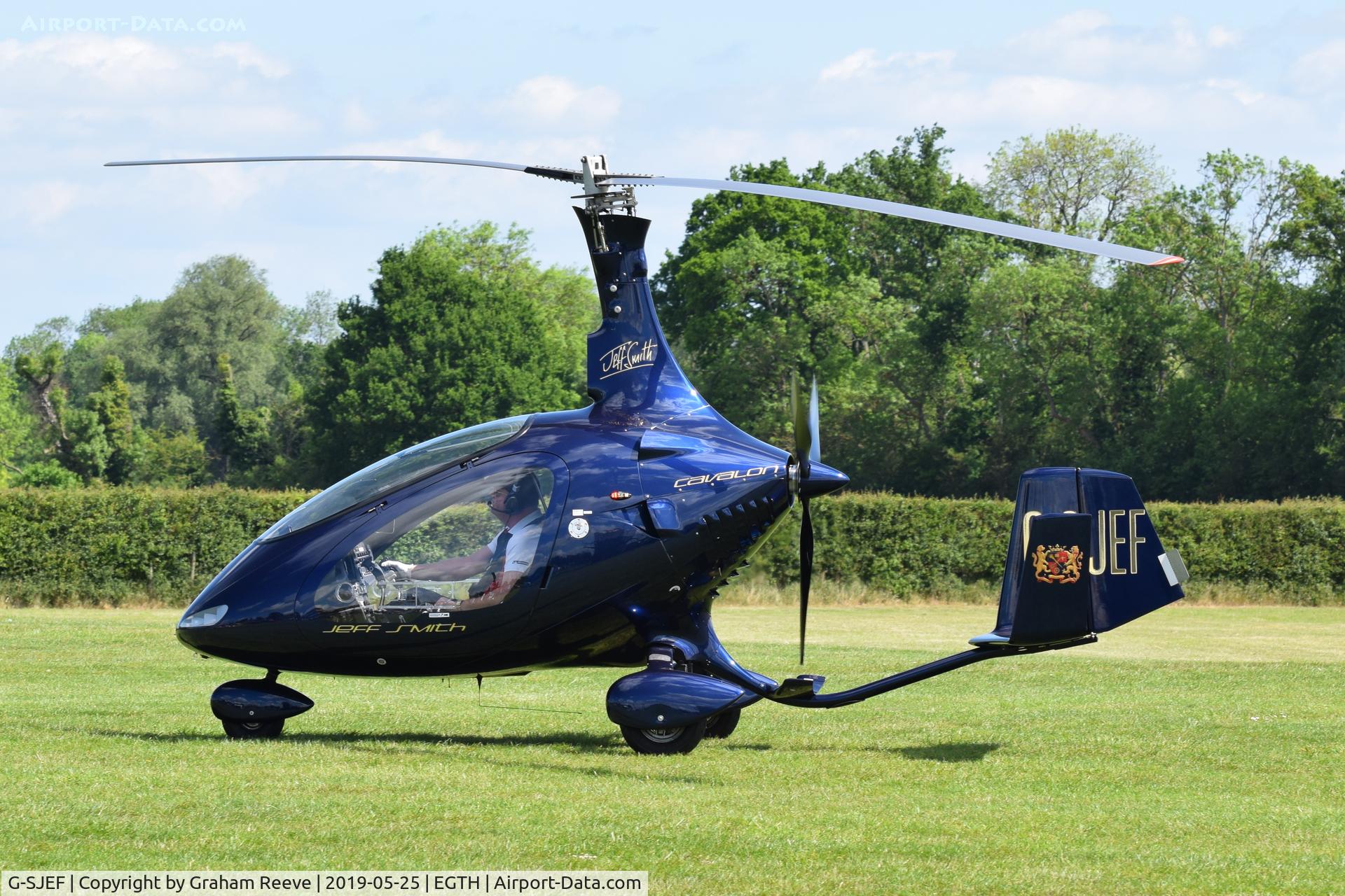 G-SJEF, 2015 Rotorsport UK Cavalon C/N RSUK/CVLN/016, Just landed at Old Warden.