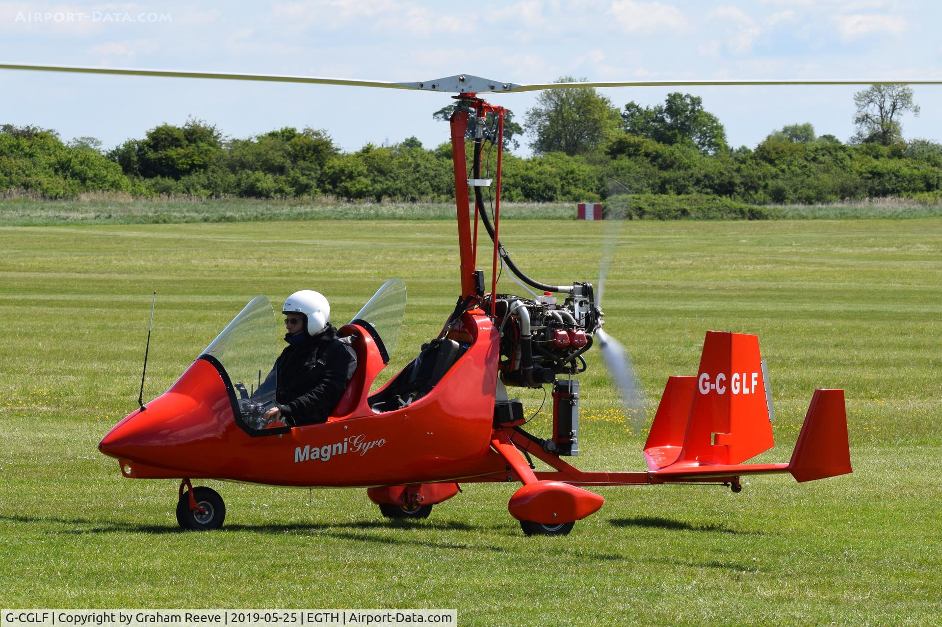 G-CGLF, 2009 Magni Gyro M-16C Tandem Trainer C/N 16-09-5614, Just landed at Old Warden.