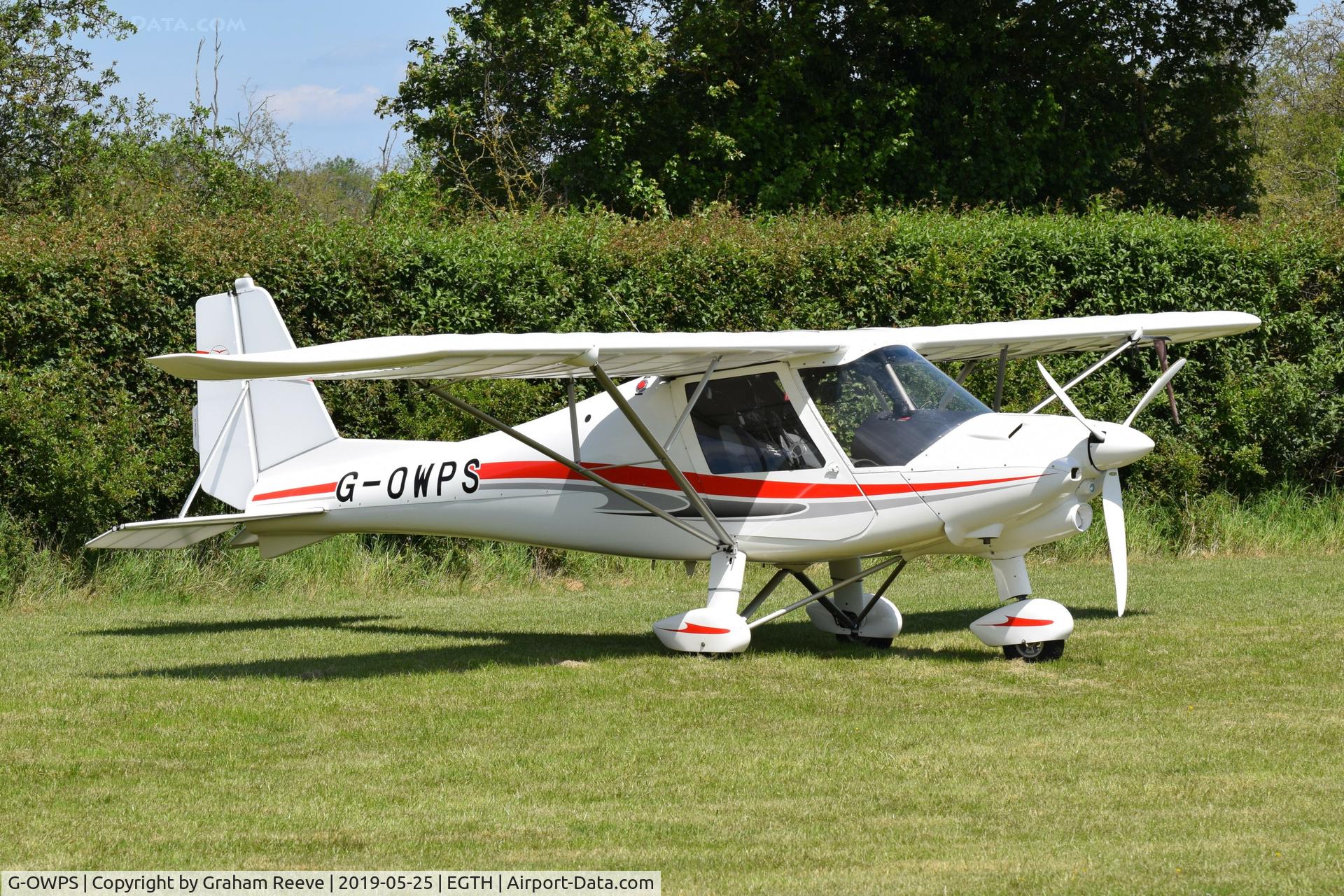 G-OWPS, 2014 Comco Ikarus C42 FB100 Bravo C/N 1405-7322, Parked at Old Warden.