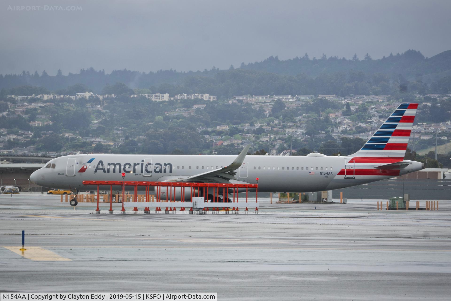 N154AA, 2016 Airbus A321-231 C/N 6928, SFO 2109.