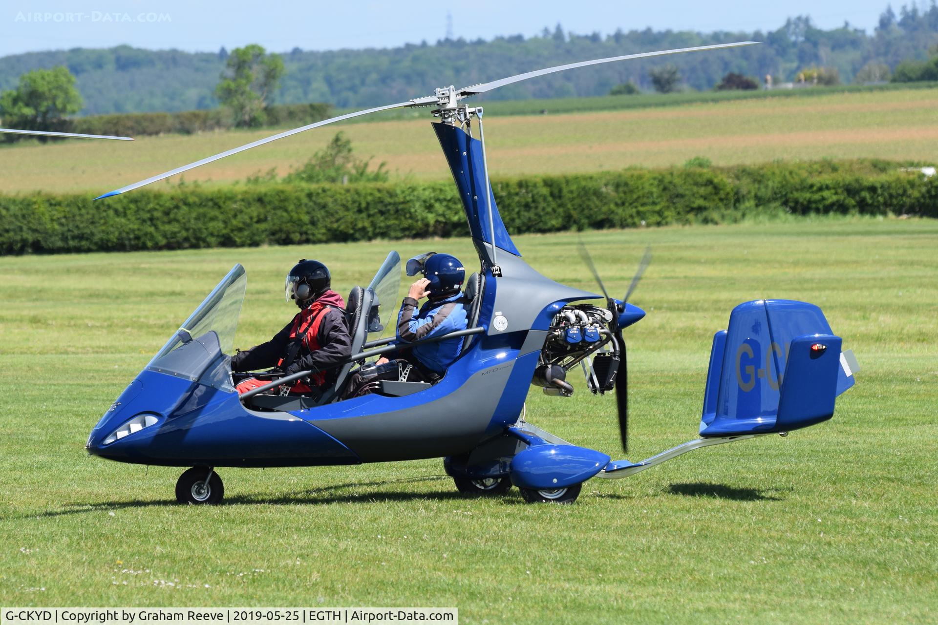 G-CKYD, 2018 RotorSport UK MTOSPORT 2017 C/N RSUK/MTO2/008, Just landed at Old Warden.