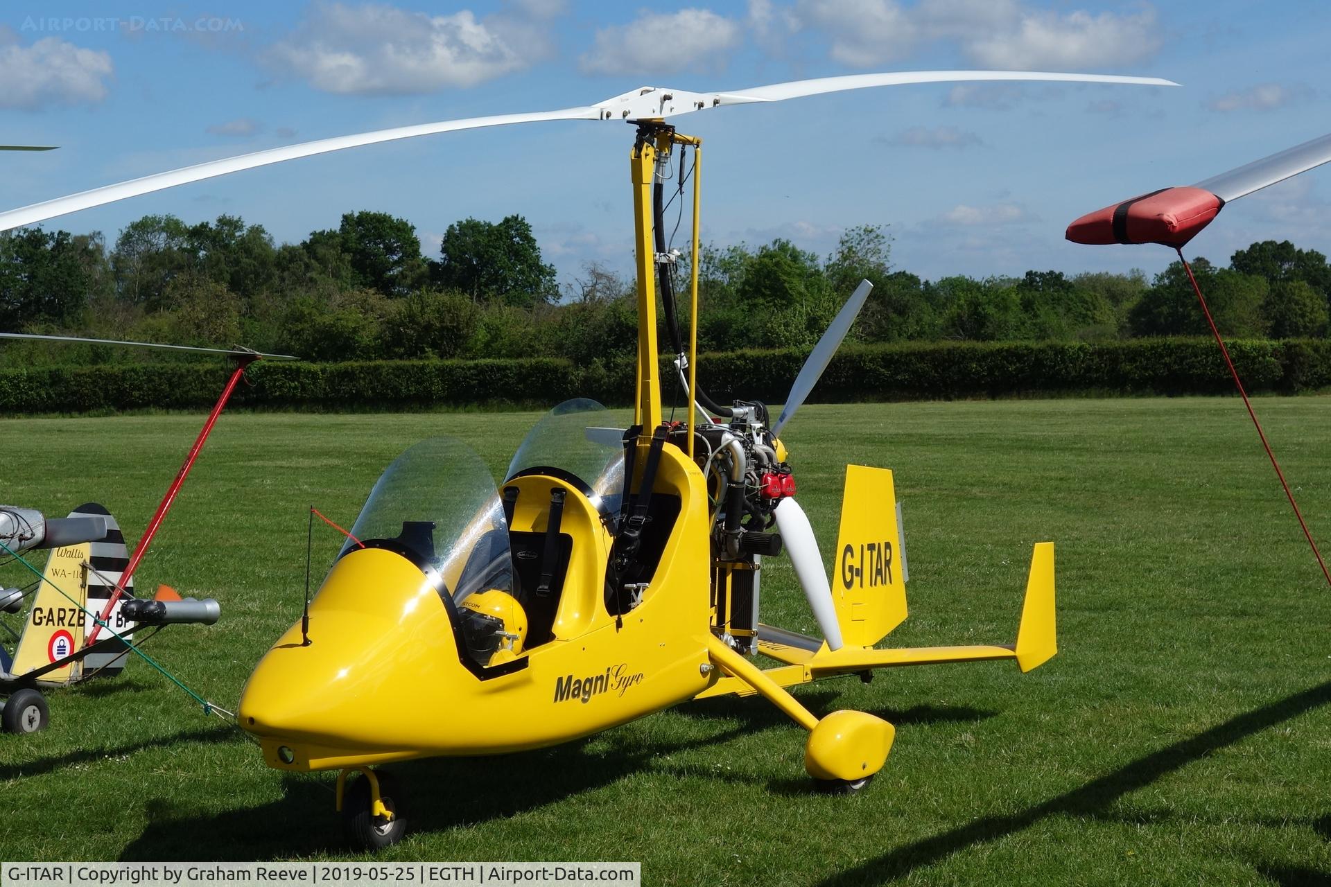 G-ITAR, 2012 Magni Gyro Magni M-16C C/N 16-12-7284, Parked at Old Warden.