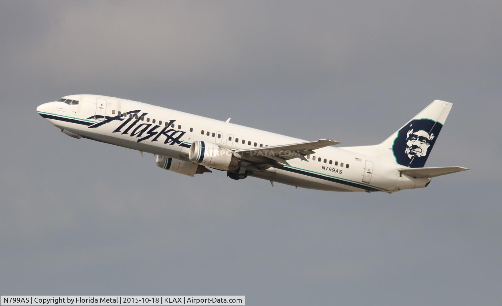 N799AS, 1998 Boeing 737-490 C/N 29270, Alaska