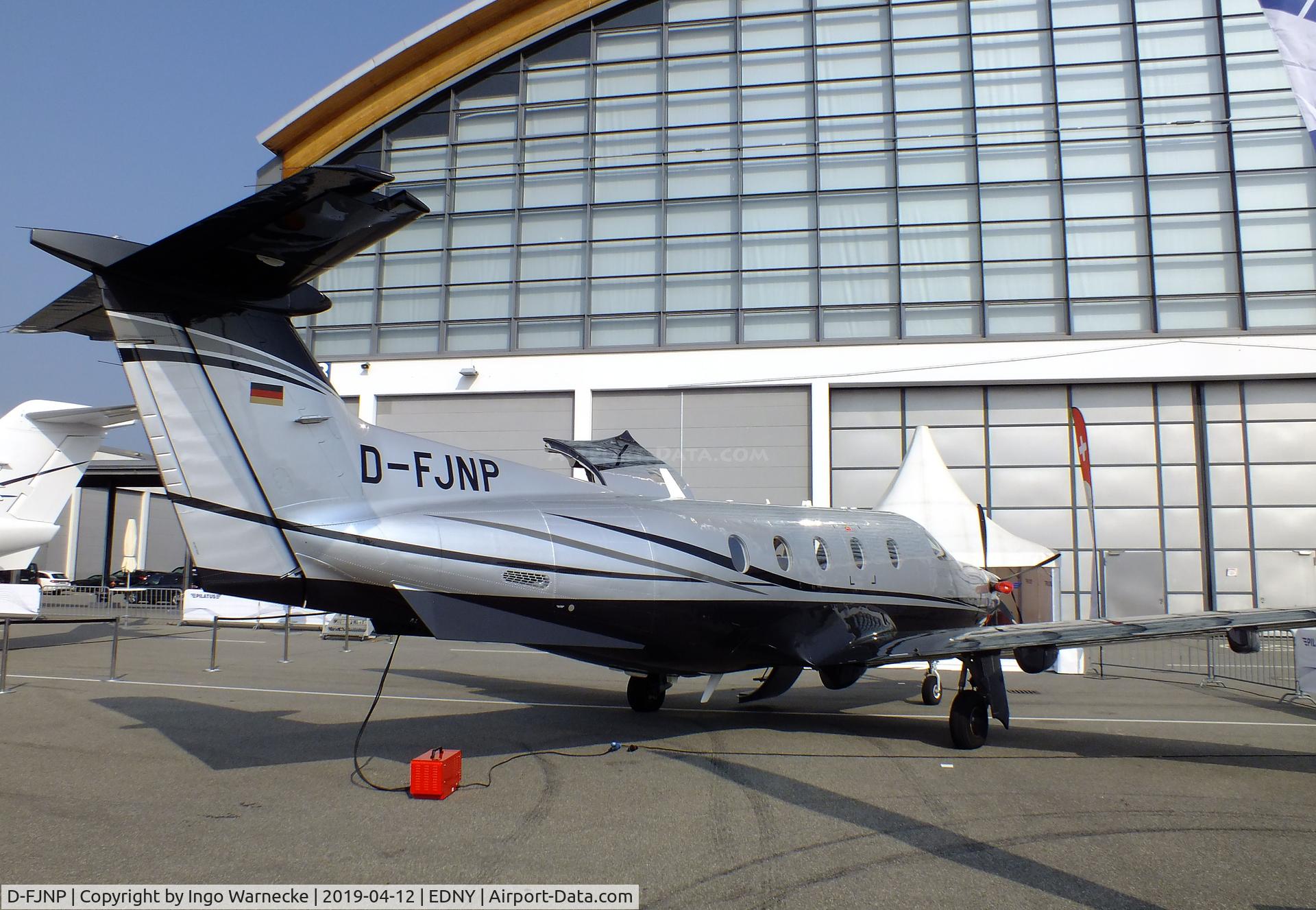 D-FJNP, 2018 Pilatus PC-12/47E C/N 1770, Pilatus PC-12/47E at the AERO 2019, Friedrichshafen