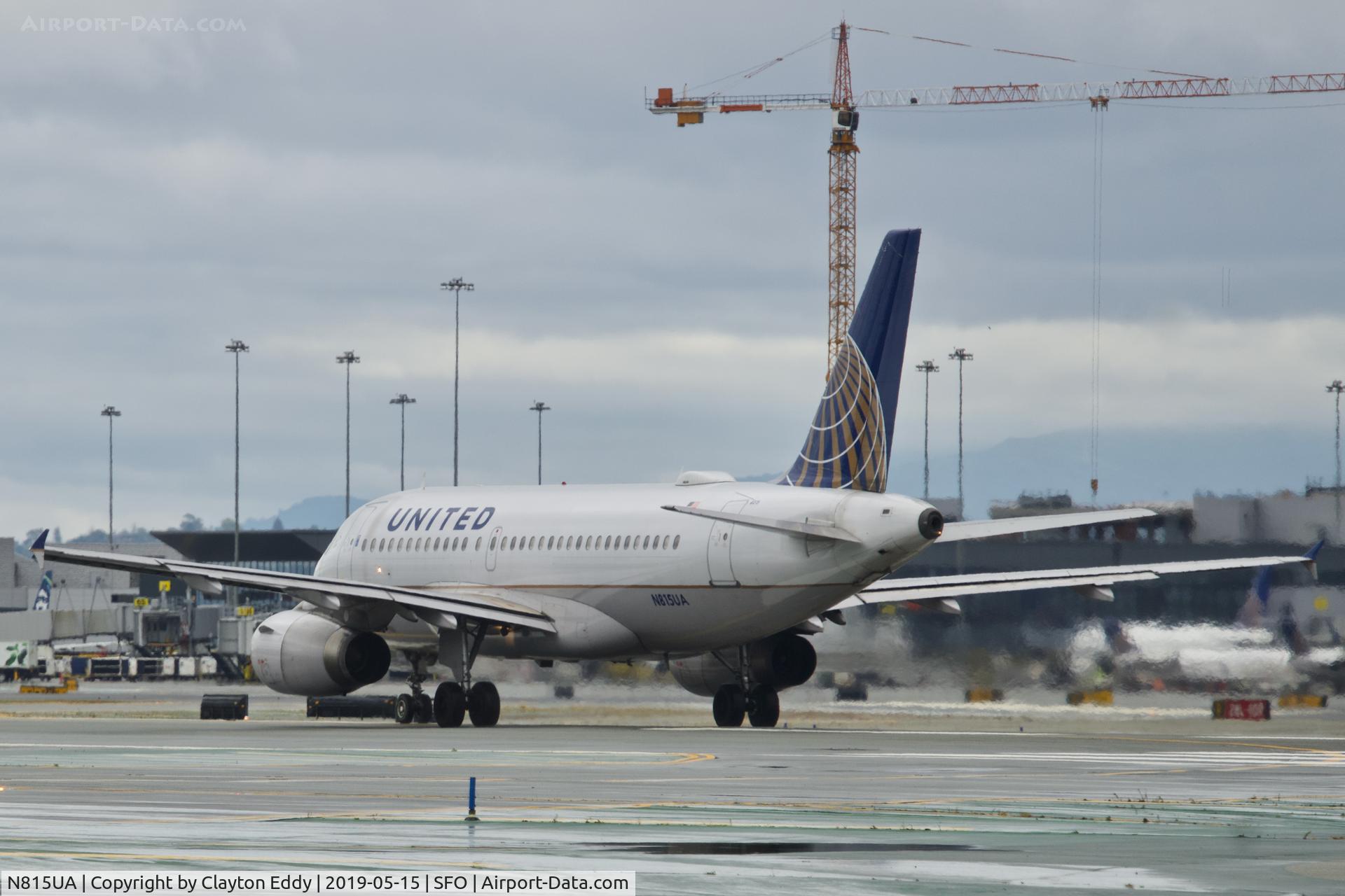 N815UA, 1998 Airbus A319-131 C/N 867, SFO 2019.