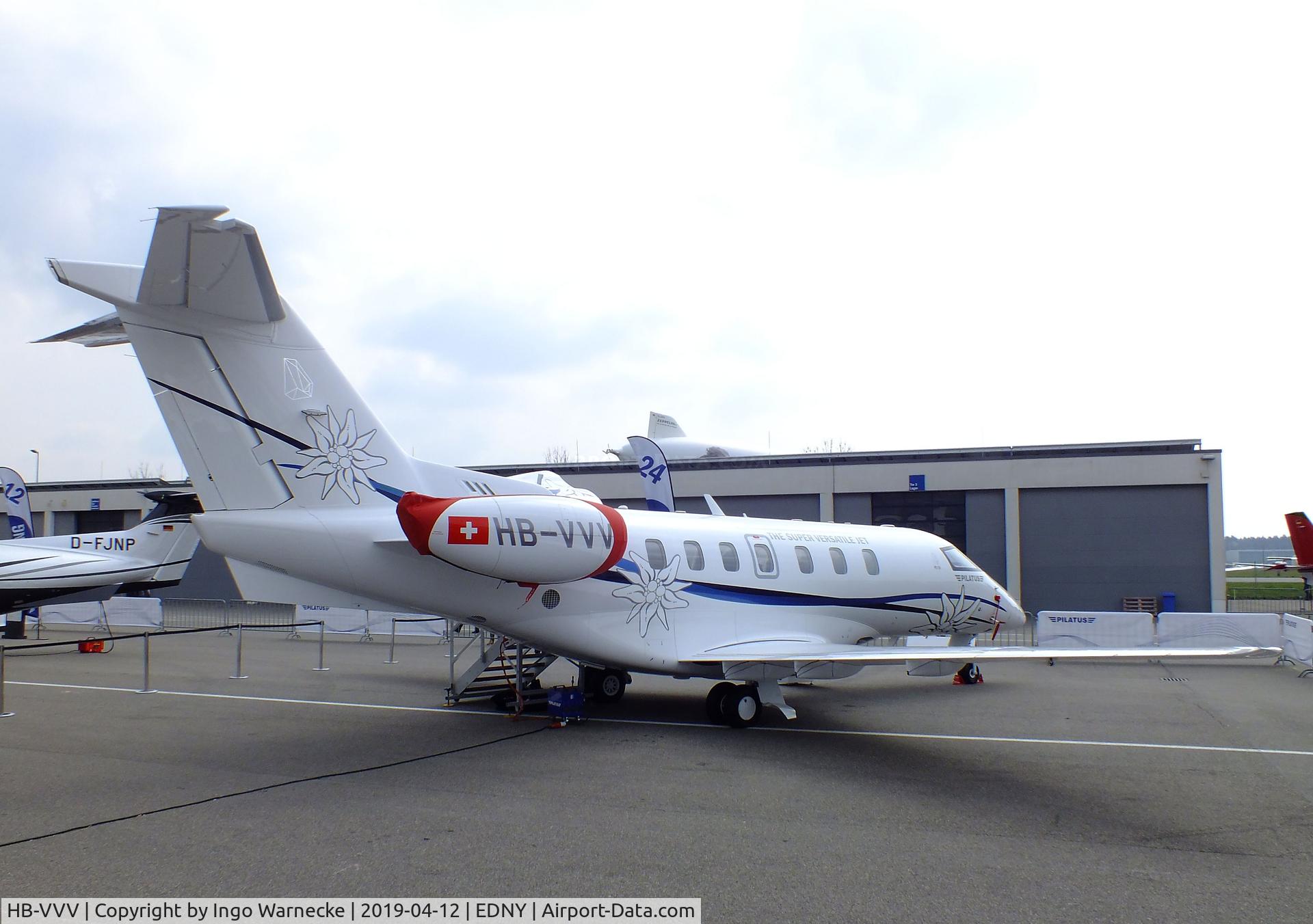 HB-VVV, 2018 Pilatus PC-24 C/N 124, Pilatus PC-24 at the AERO 2019, Friedrichshafen