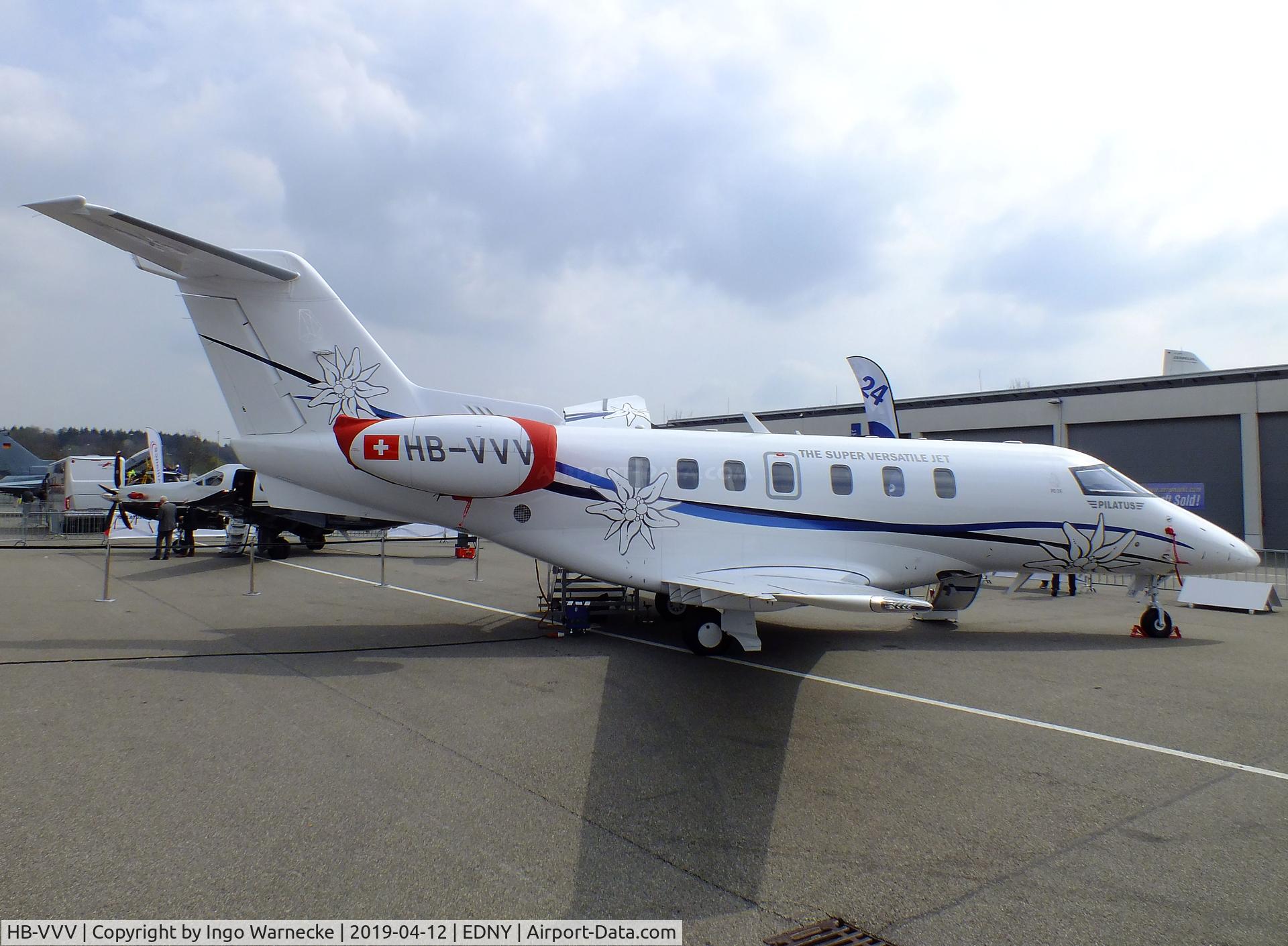 HB-VVV, 2018 Pilatus PC-24 C/N 124, Pilatus PC-24 at the AERO 2019, Friedrichshafen