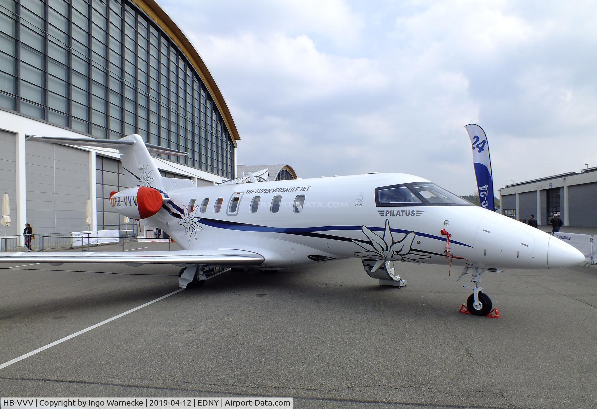 HB-VVV, 2018 Pilatus PC-24 C/N 124, Pilatus PC-24 at the AERO 2019, Friedrichshafen