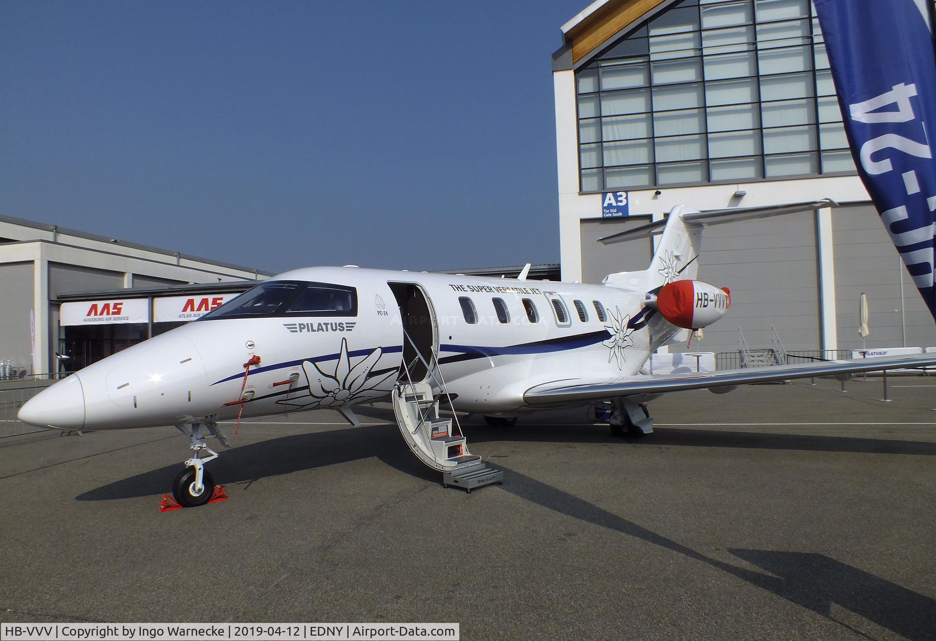 HB-VVV, 2018 Pilatus PC-24 C/N 124, Pilatus PC-24 at the AERO 2019, Friedrichshafen