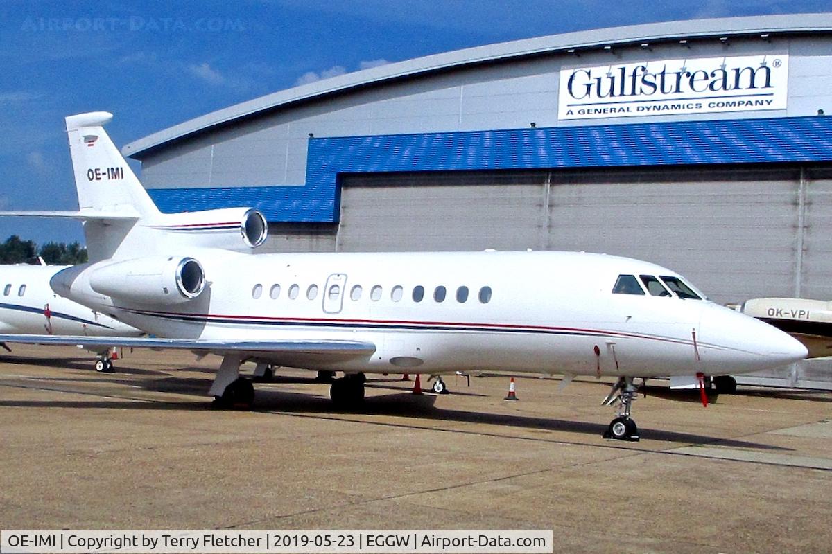 OE-IMI, 2001 Dassault Falcon 900EX C/N 087, at Luton