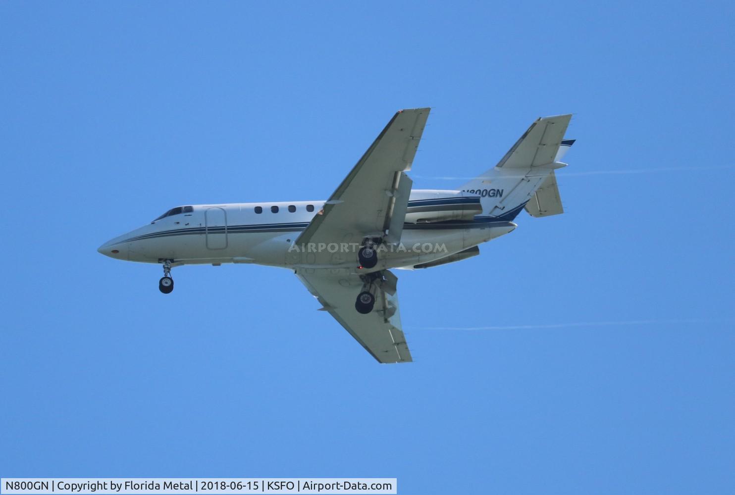 N800GN, 1998 Raytheon Hawker 800XP C/N 258372, Hawker 800XP
