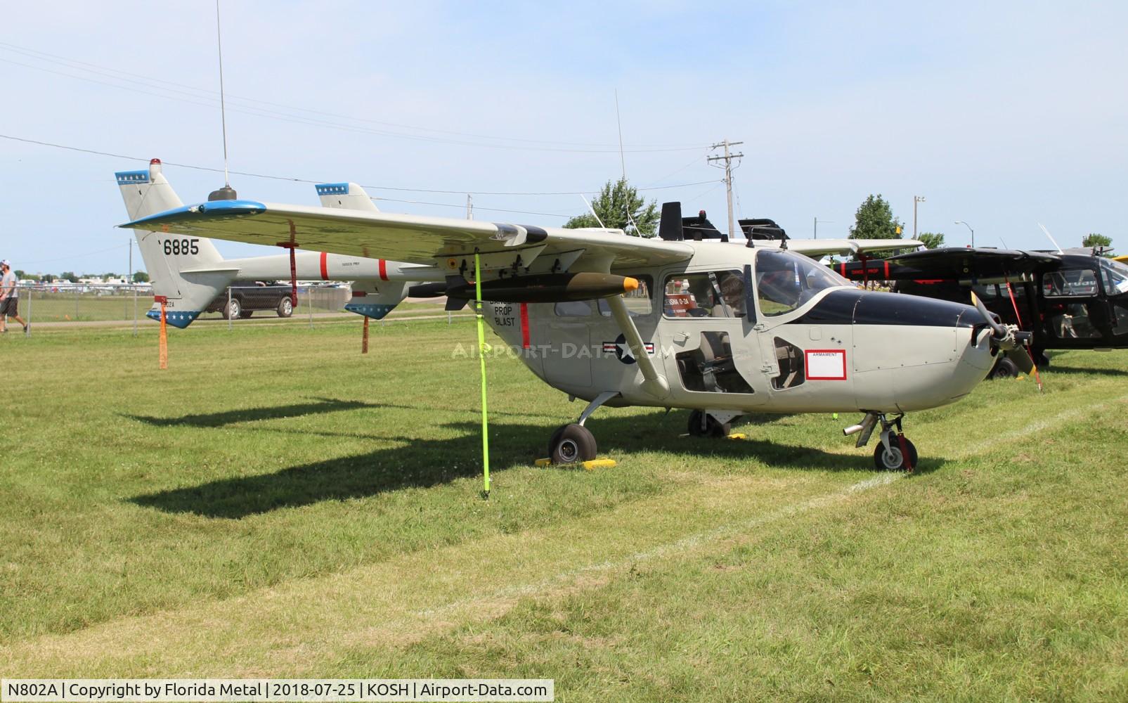 N802A, 1968 Cessna O-2A (M337B) Super Skymaster Super Skymaster C/N 337M-0174, O-2A Skymaster
