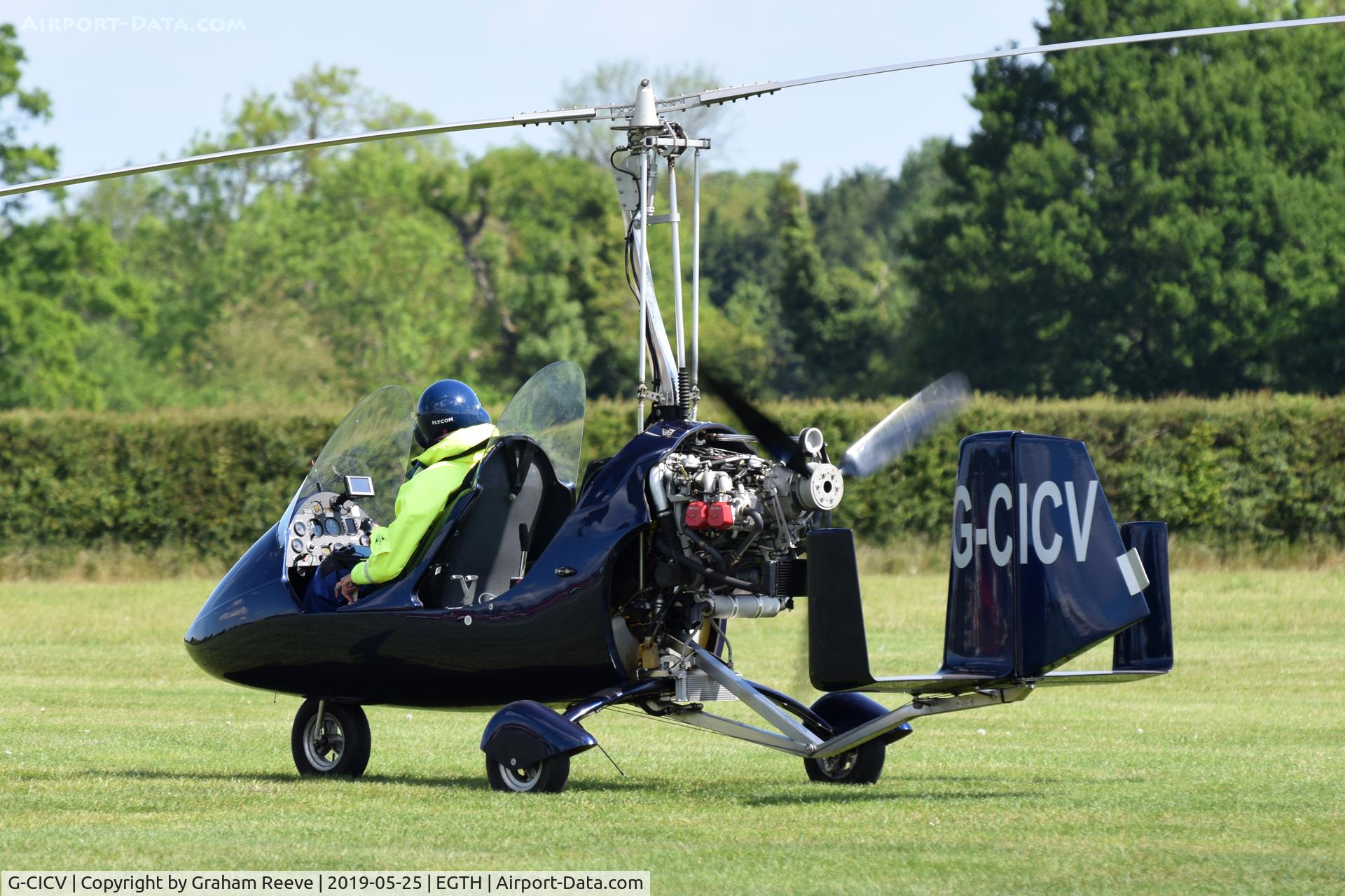 G-CICV, 2013 RotorSport UK MTOsport C/N RSUK/MTOS/050, Just landed at Old Warden.