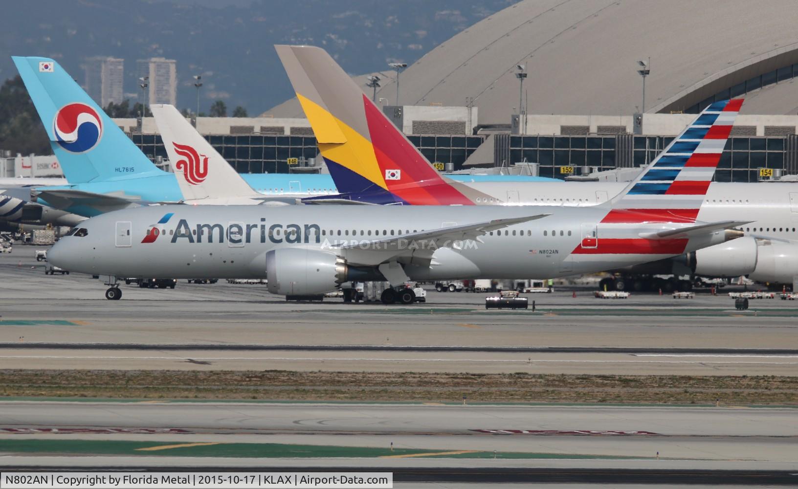 N802AN, 2015 Boeing 787-8 Dreamliner Dreamliner C/N 40620, American