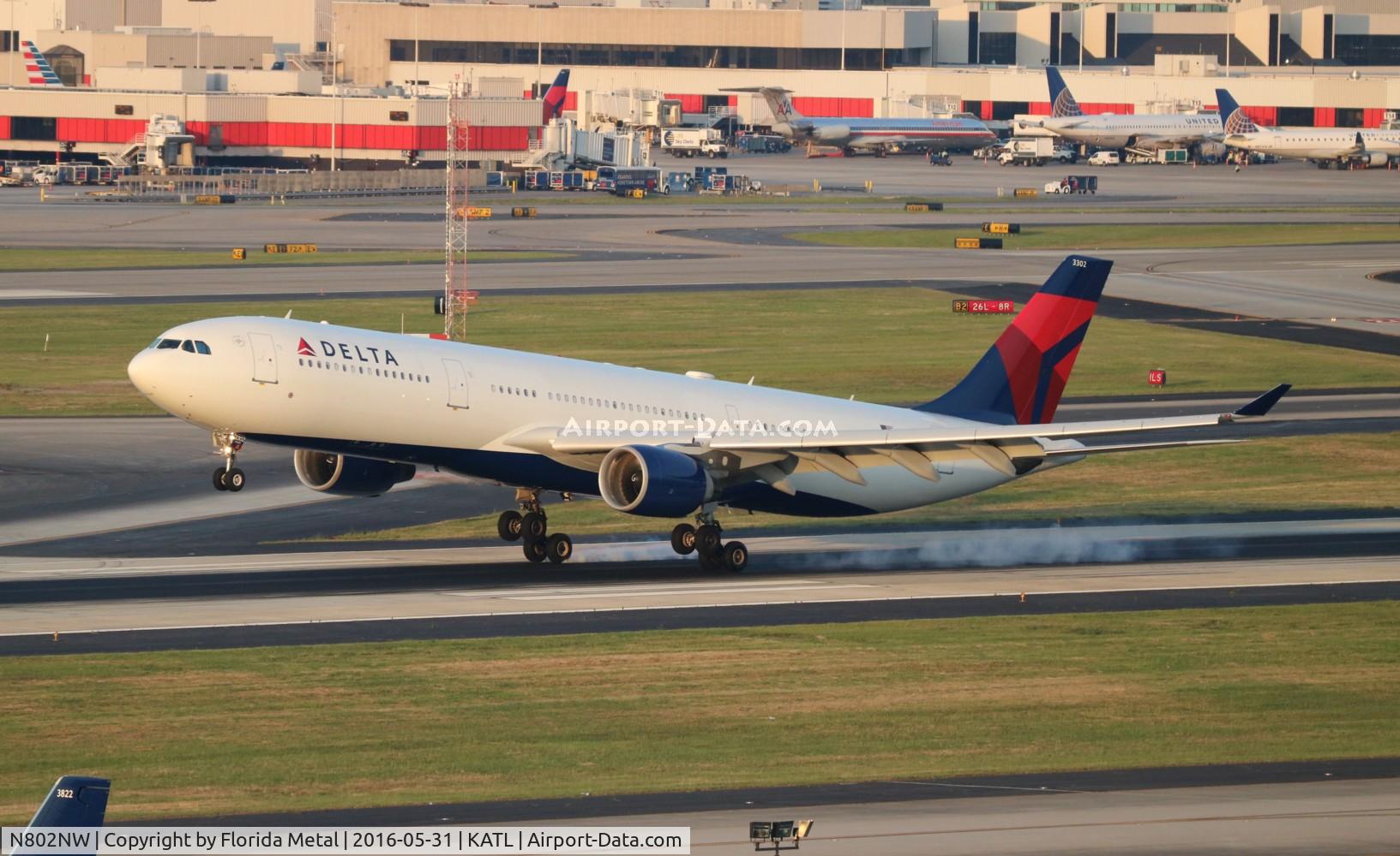 N802NW, 2003 Airbus A330-323 C/N 0533, Delta
