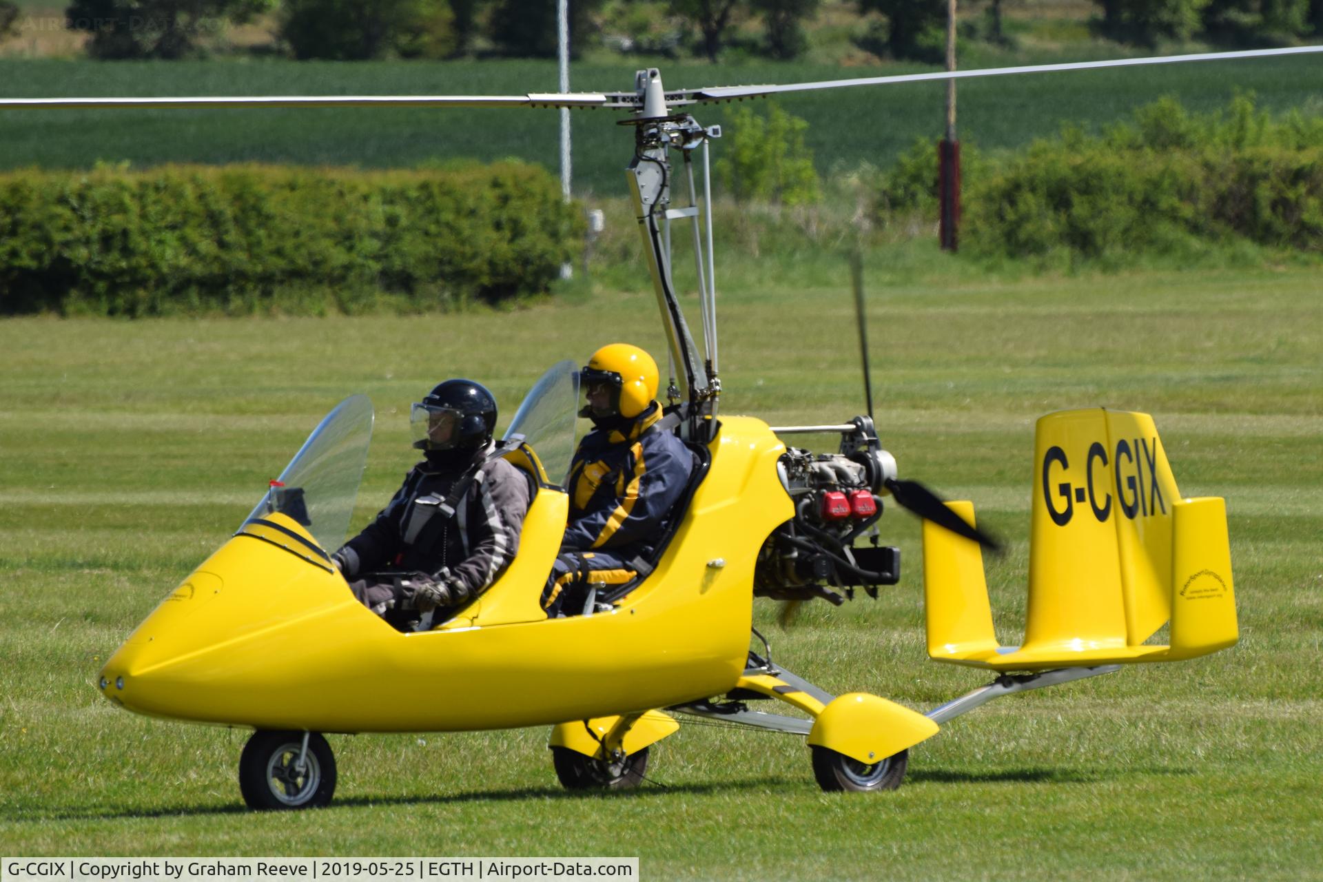 G-CGIX, 2010 Rotorsport UK MTOSport C/N RSUK/MTOS/026, Just landed at Old Warden.