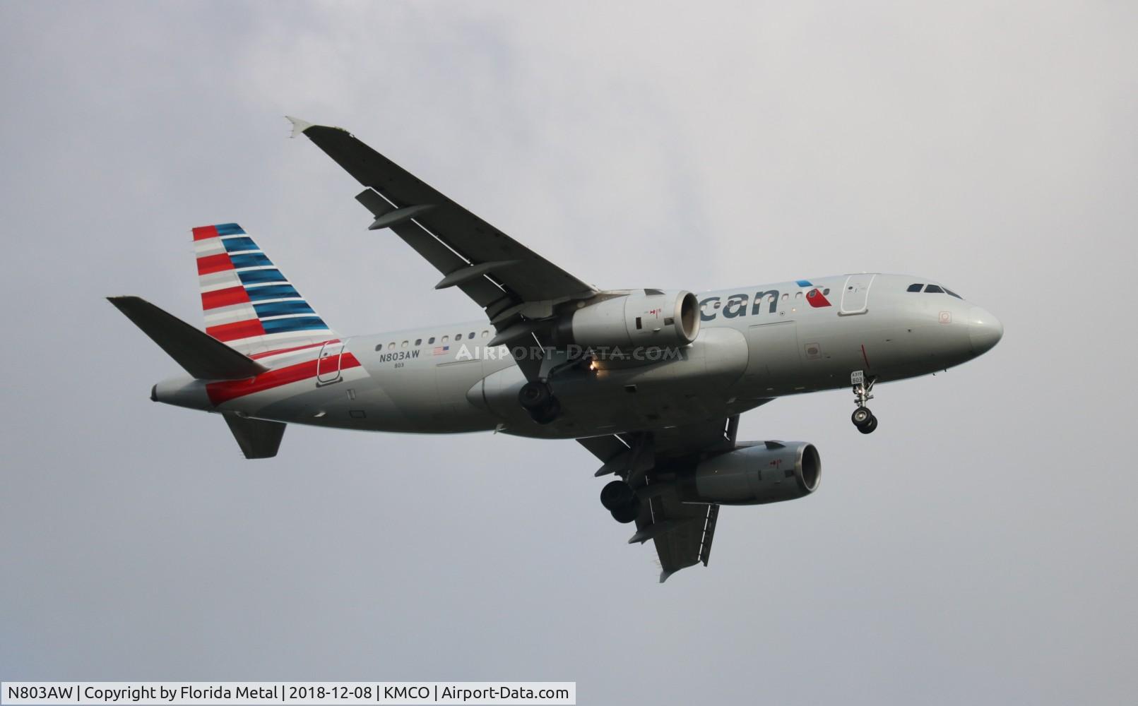 N803AW, 1998 Airbus A319-132 C/N 0931, American