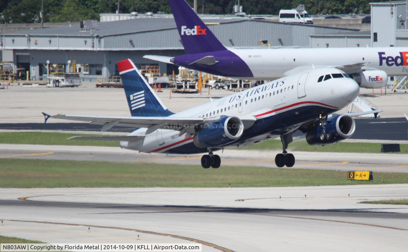 N803AW, 1998 Airbus A319-132 C/N 0931, US Airways