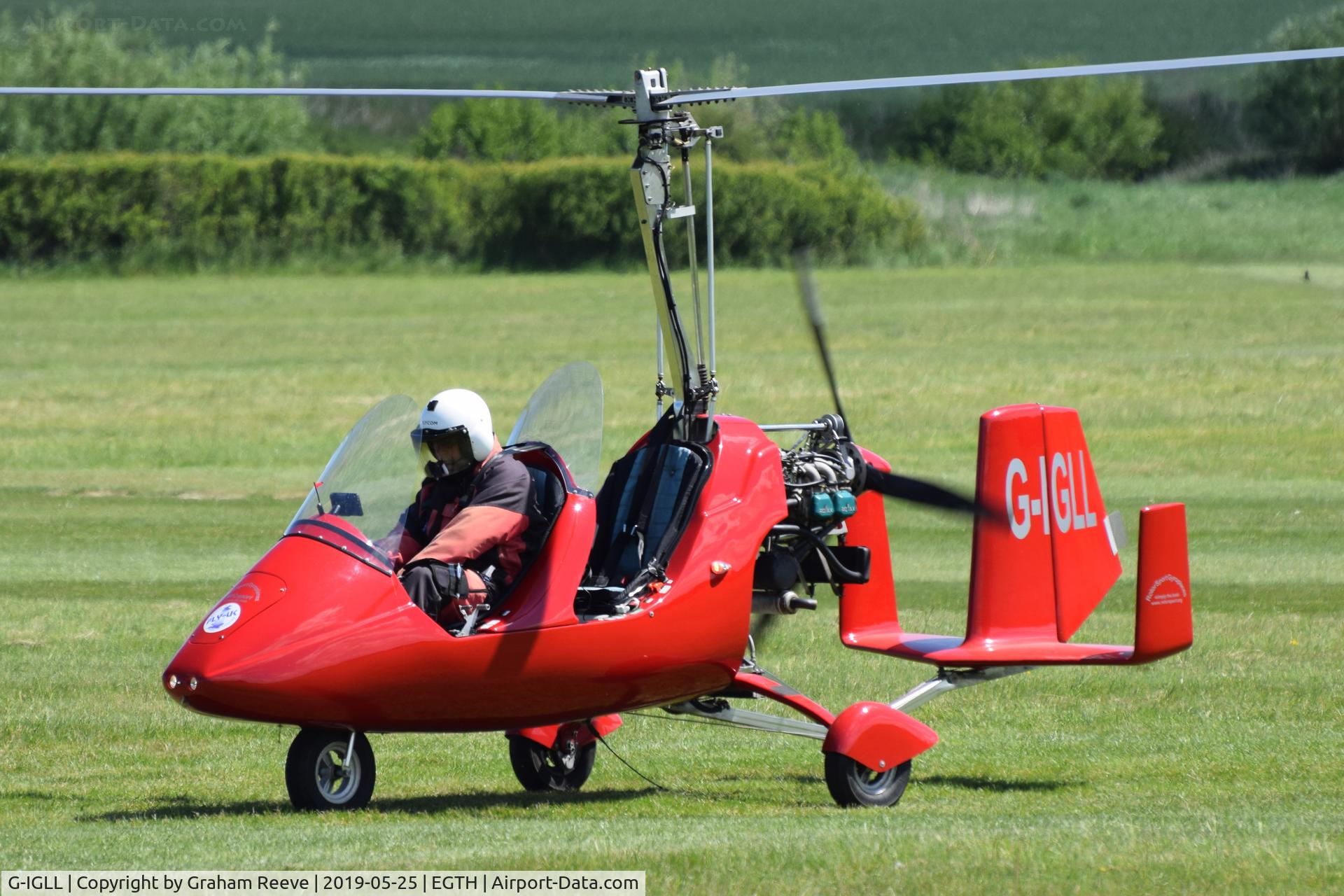 G-IGLL, 2011 Rotorsport UK MTOsport C/N RSUK/MTOS/037, Just landed at Old Warden.