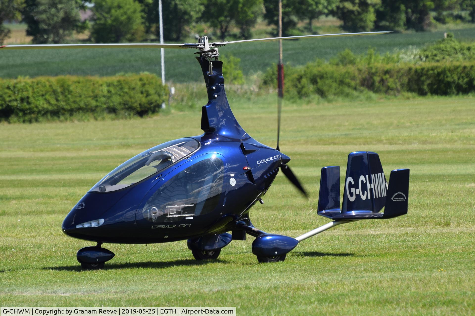 G-CHWM, 2013 Rotorsport UK Cavalon C/N RSUK/CVLN/002, Just landed at Old Warden.