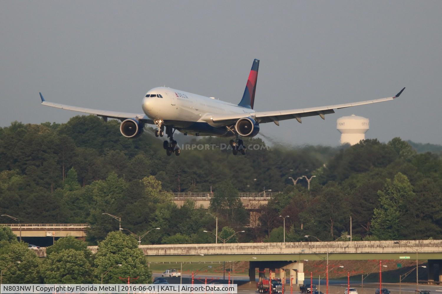 N803NW, 2003 Airbus A330-323 C/N 0542, Delta