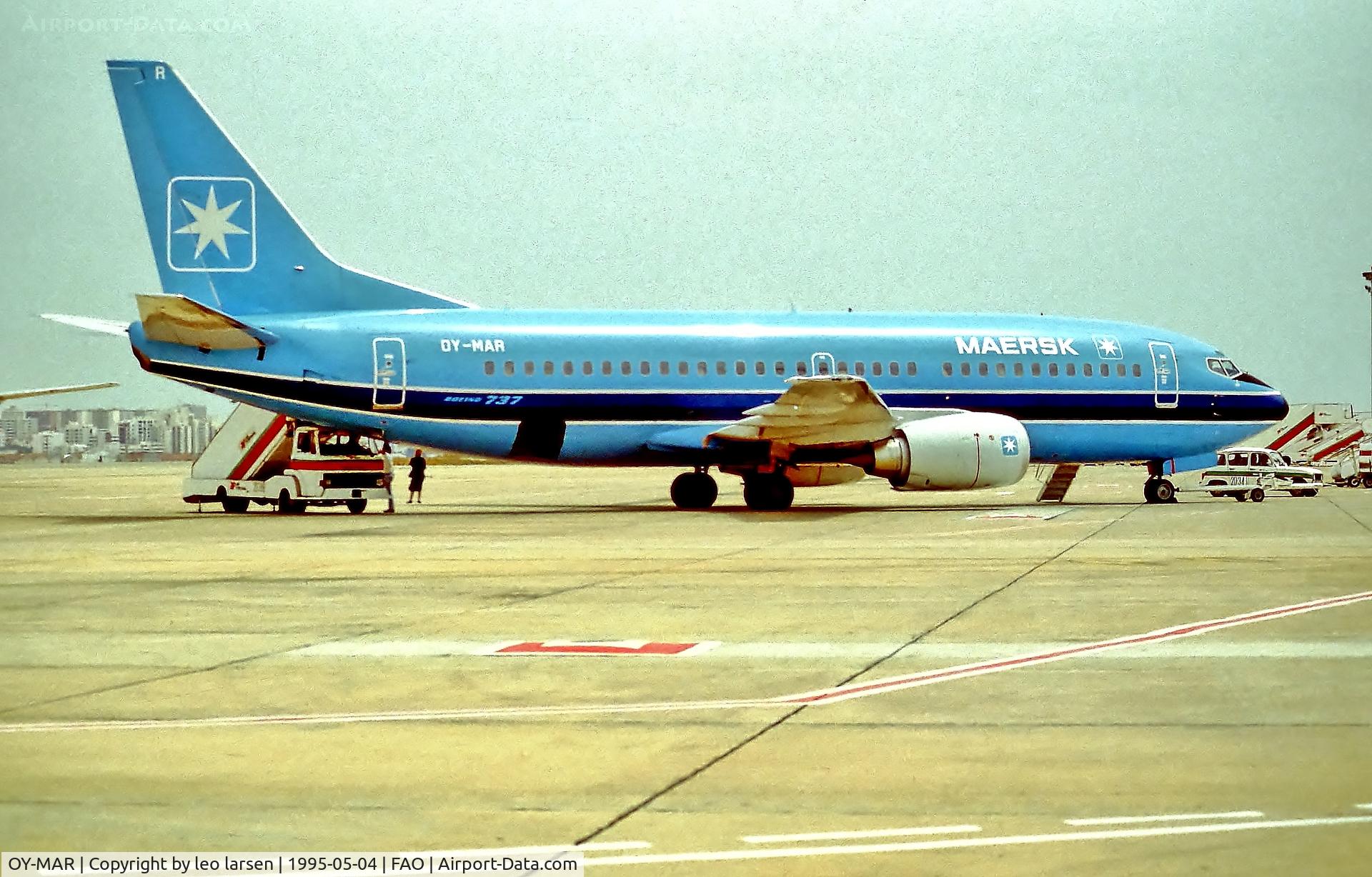 OY-MAR, 1995 Boeing 737-3L9 C/N 27833, Faro 4.5.1995