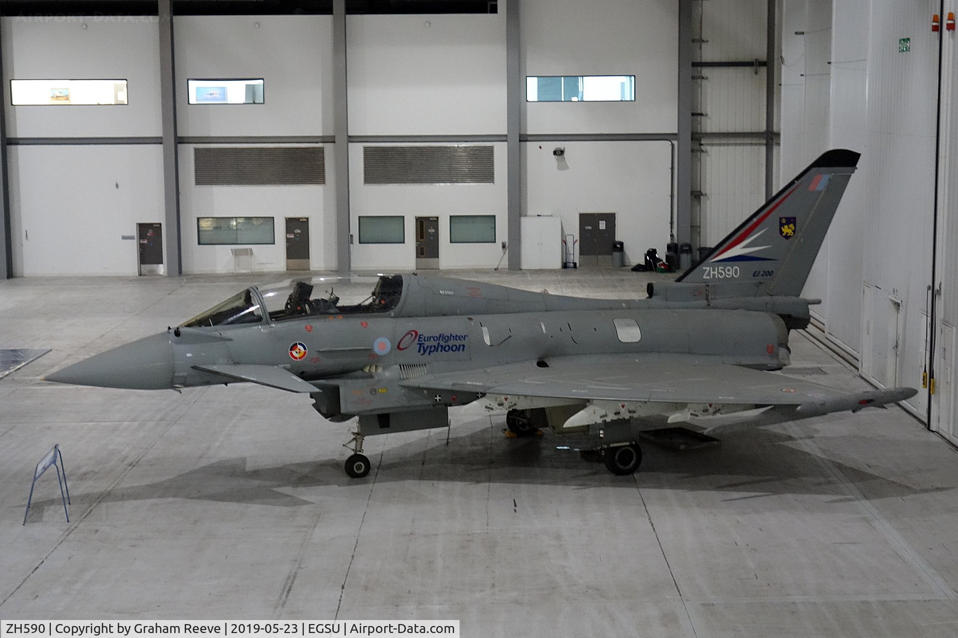 ZH590, 1997 Eurofighter EF-2000 Typhoon T1 C/N DA4, On display at Duxford.