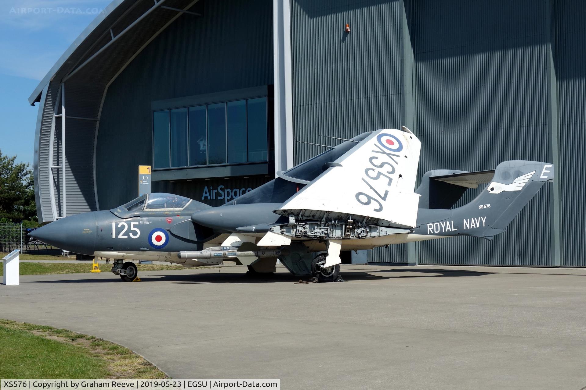 XS576, 1964 De Havilland DH-110 Sea Vixen FAW.2 C/N 10134, On display at Duxford.