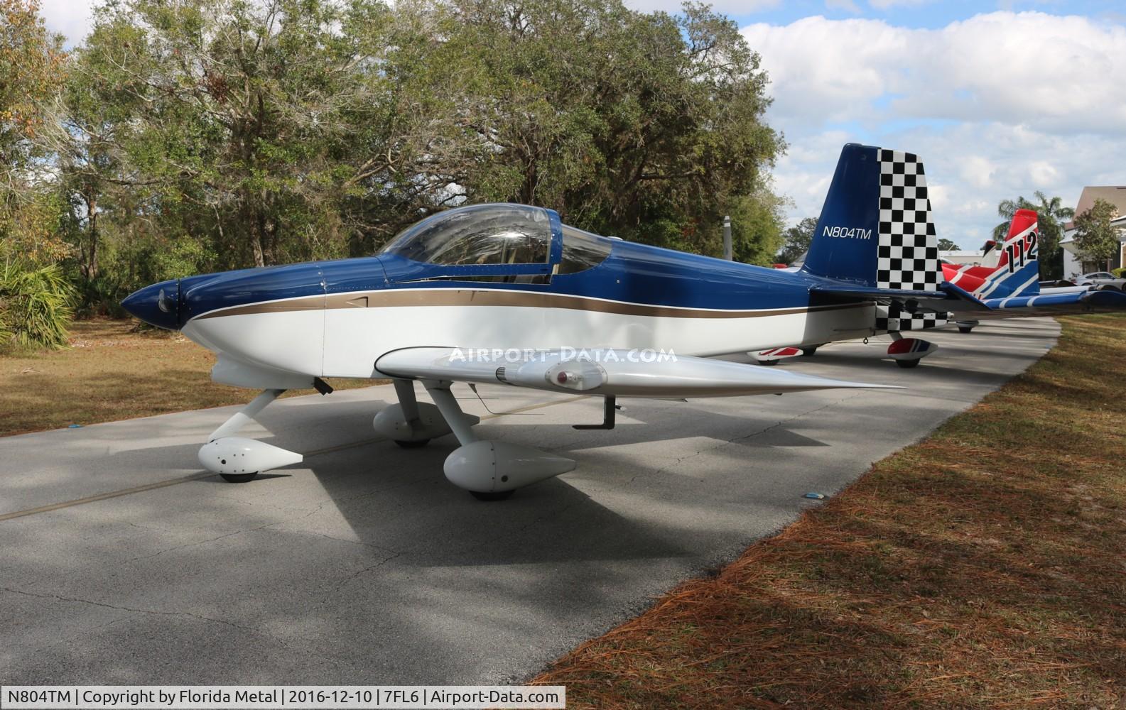 N804TM, 2004 Vans RV-7A C/N 70292, RV-7A