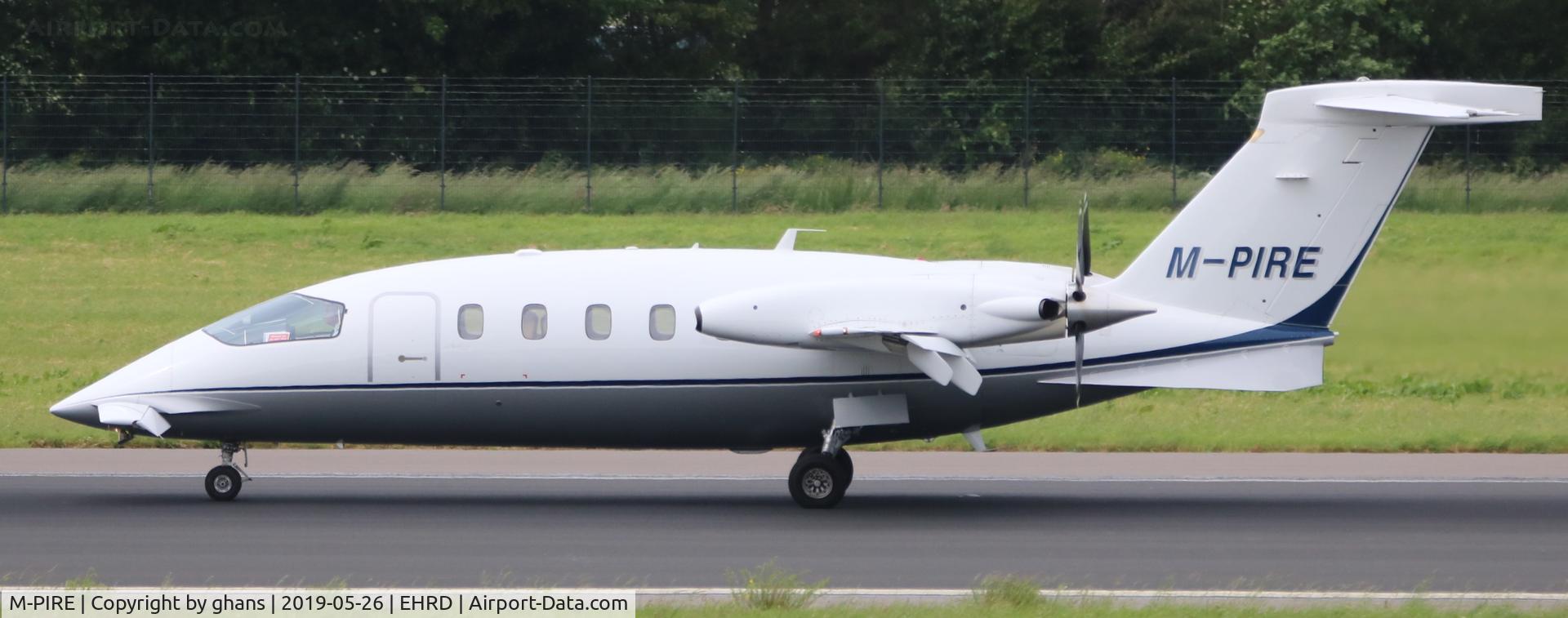 M-PIRE, 2001 Piaggio P-180 Avanti C/N 1042, Landing RW-24