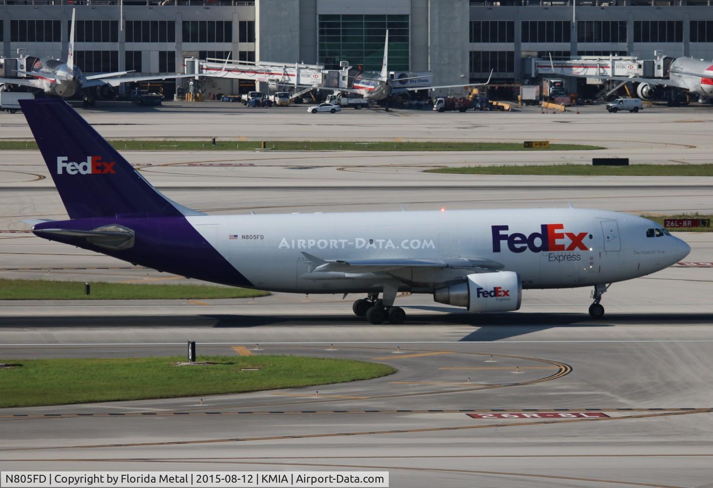 N805FD, 1988 Airbus A310-324 C/N 456, Fed Ex