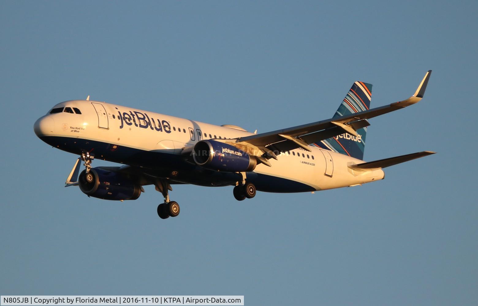 N805JB, 2012 Airbus A320-232 C/N 5148, JetBlue