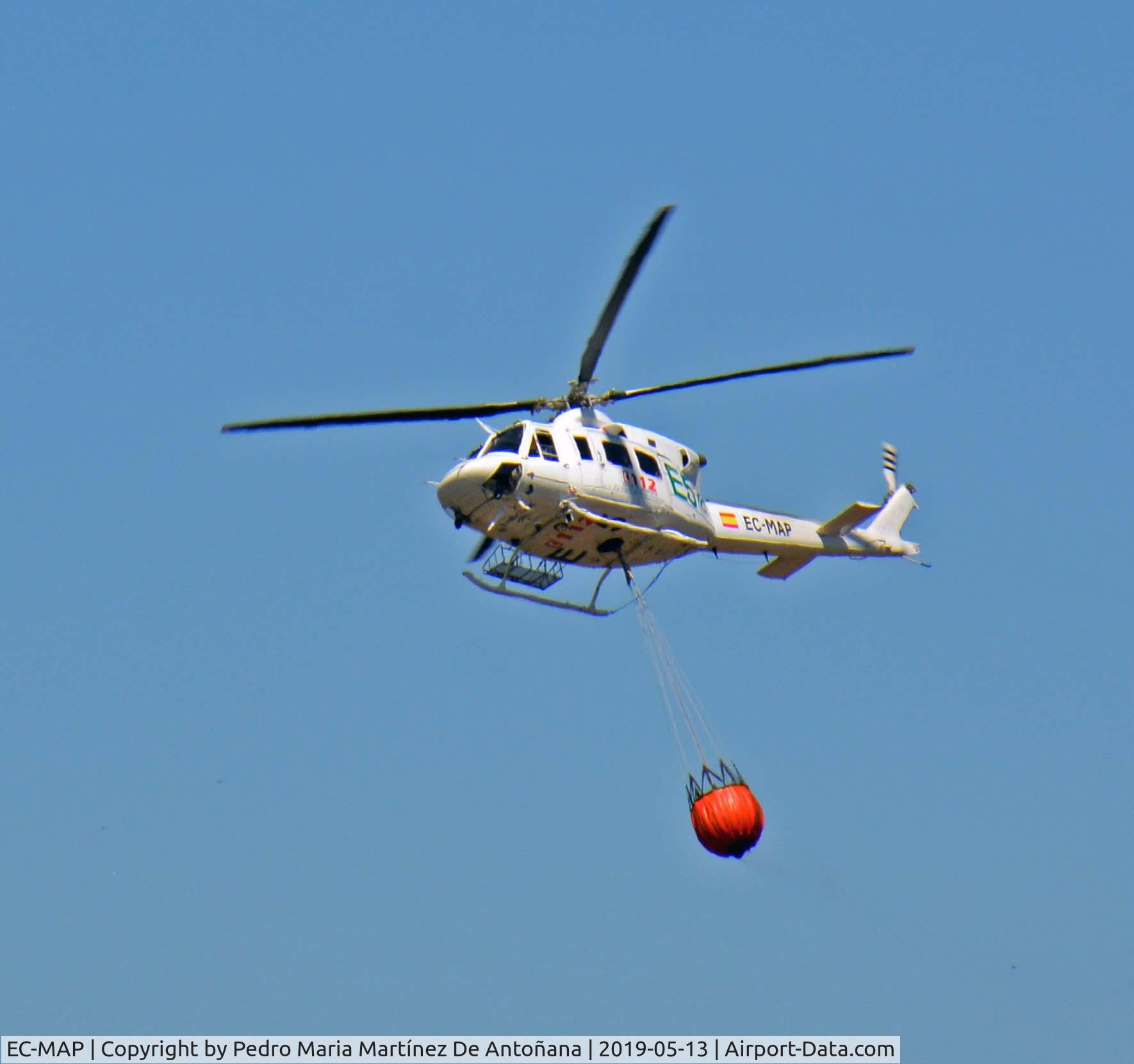 EC-MAP, 1981 Bell 412 C/N 33041, Matalascañas - Huelva - Spain