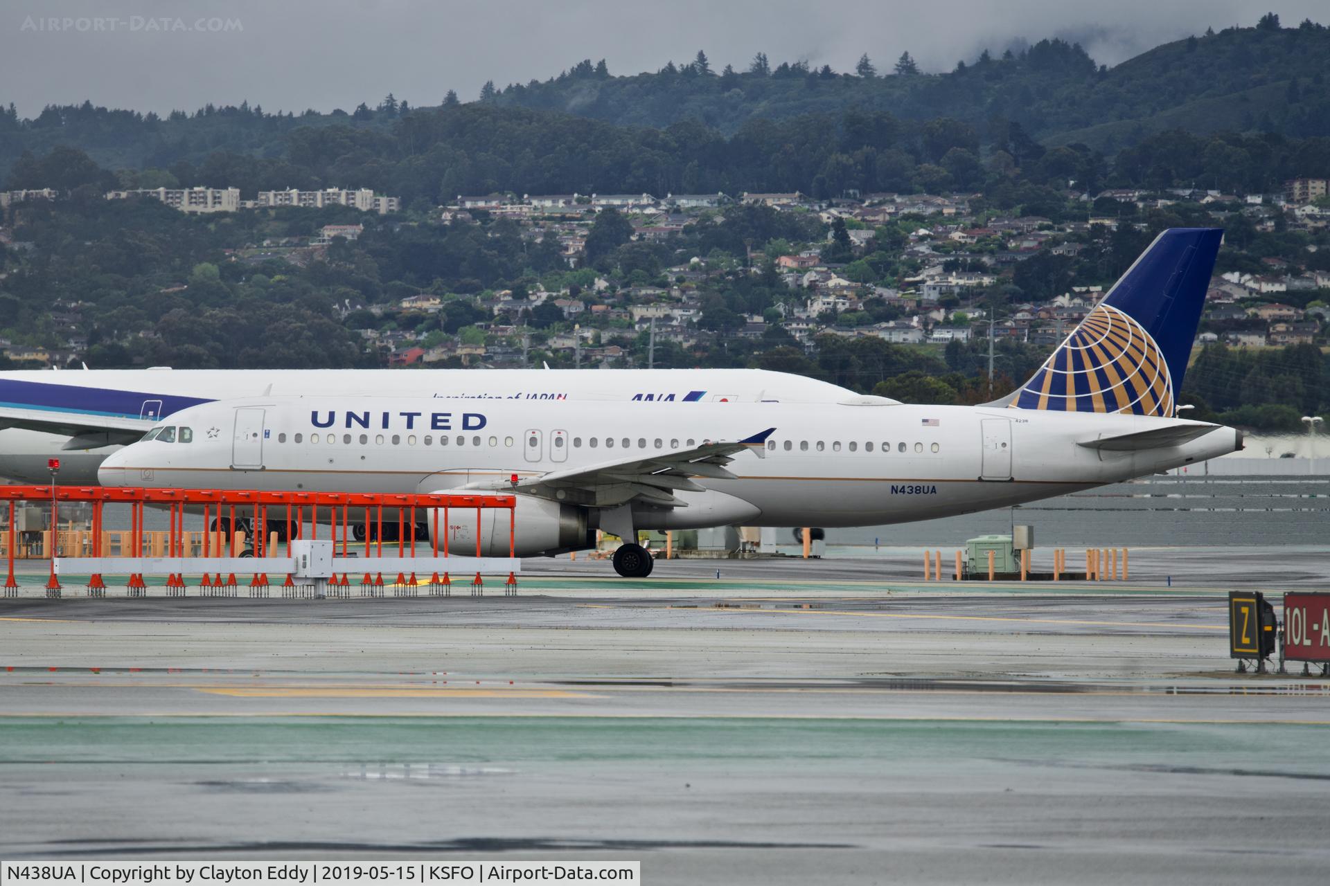 N438UA, 1997 Airbus A320-232 C/N 678, SFO 2019.