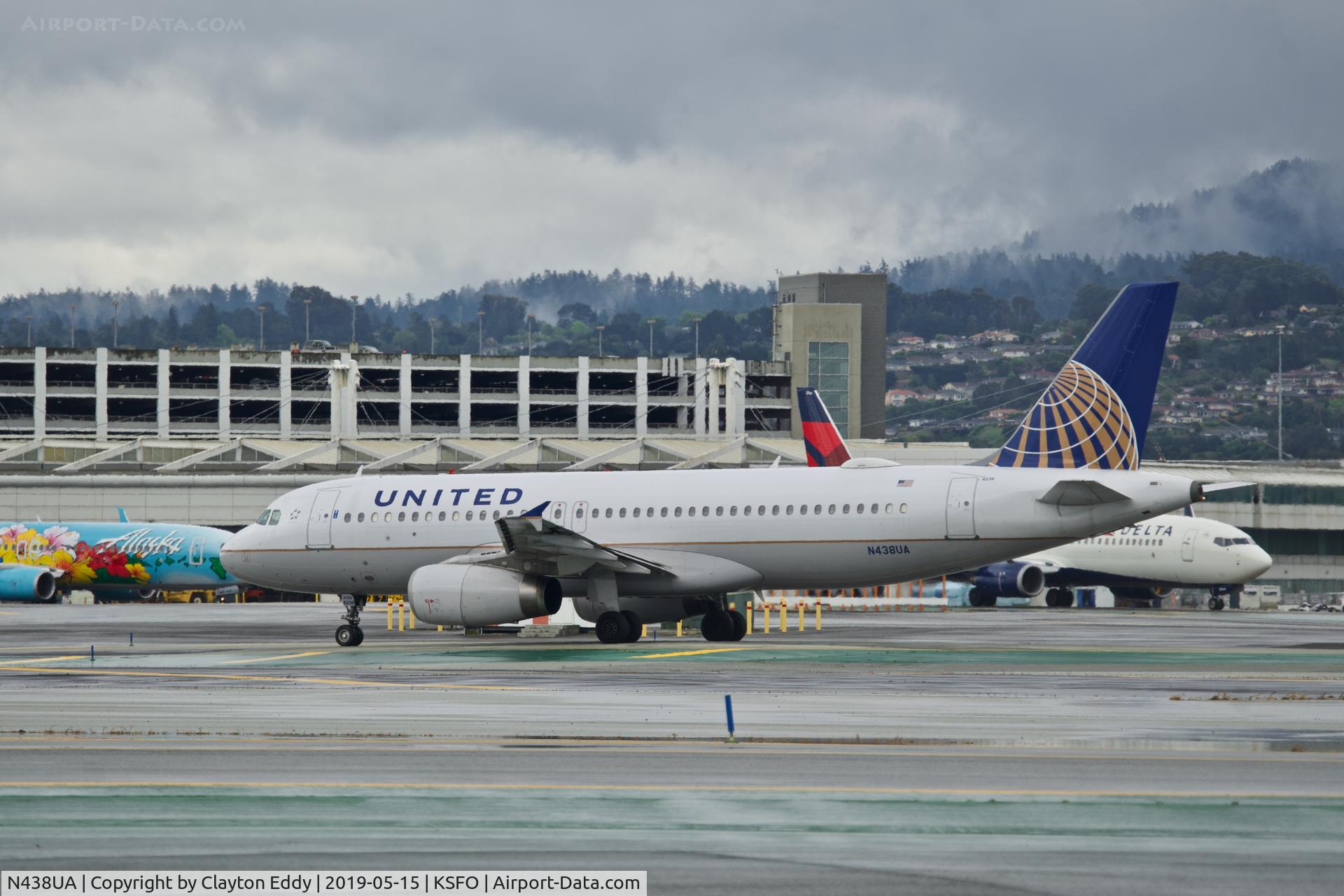 N438UA, 1997 Airbus A320-232 C/N 678, SFO 2019.