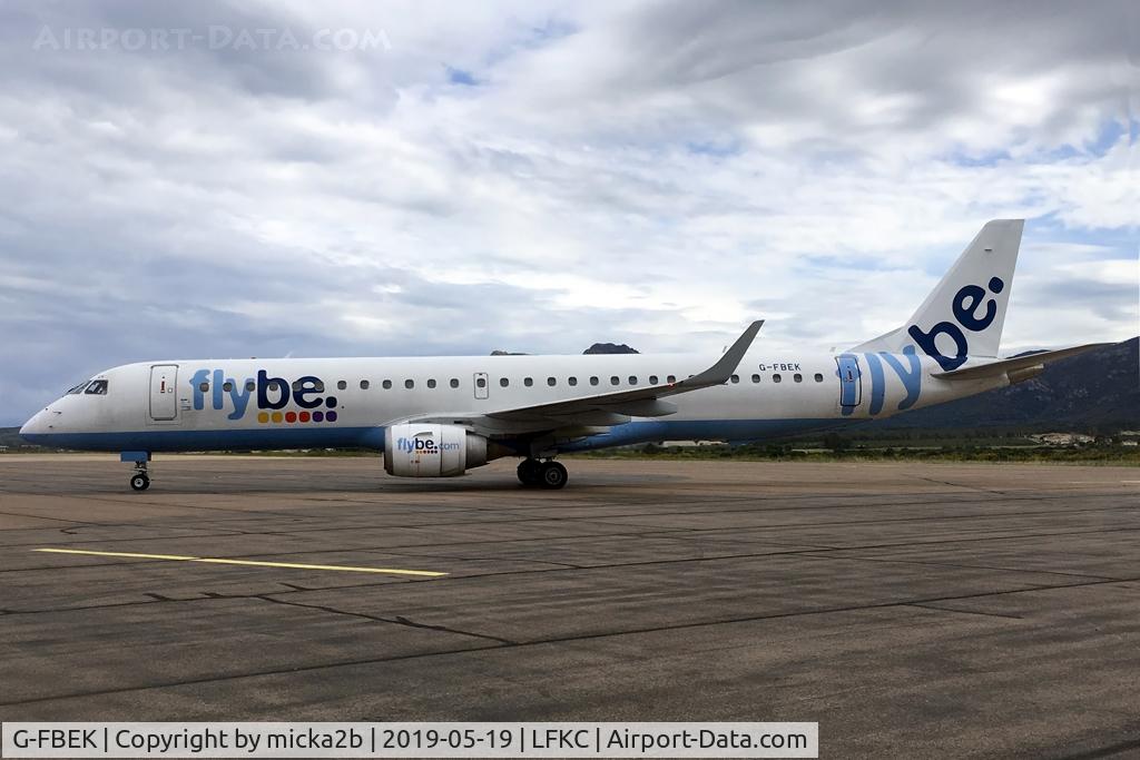 G-FBEK, 2008 Embraer 195LR (ERJ-190-200LR) C/N 19000168, Parked